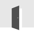 Hidden Double Doors | Planum 2102 Chocolate Ash Concealed Metal Frame 60" x 80" (2* 30x80) Right-hand Inswing Left-hand Outswing