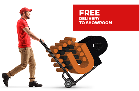 Free delivery to showroom!