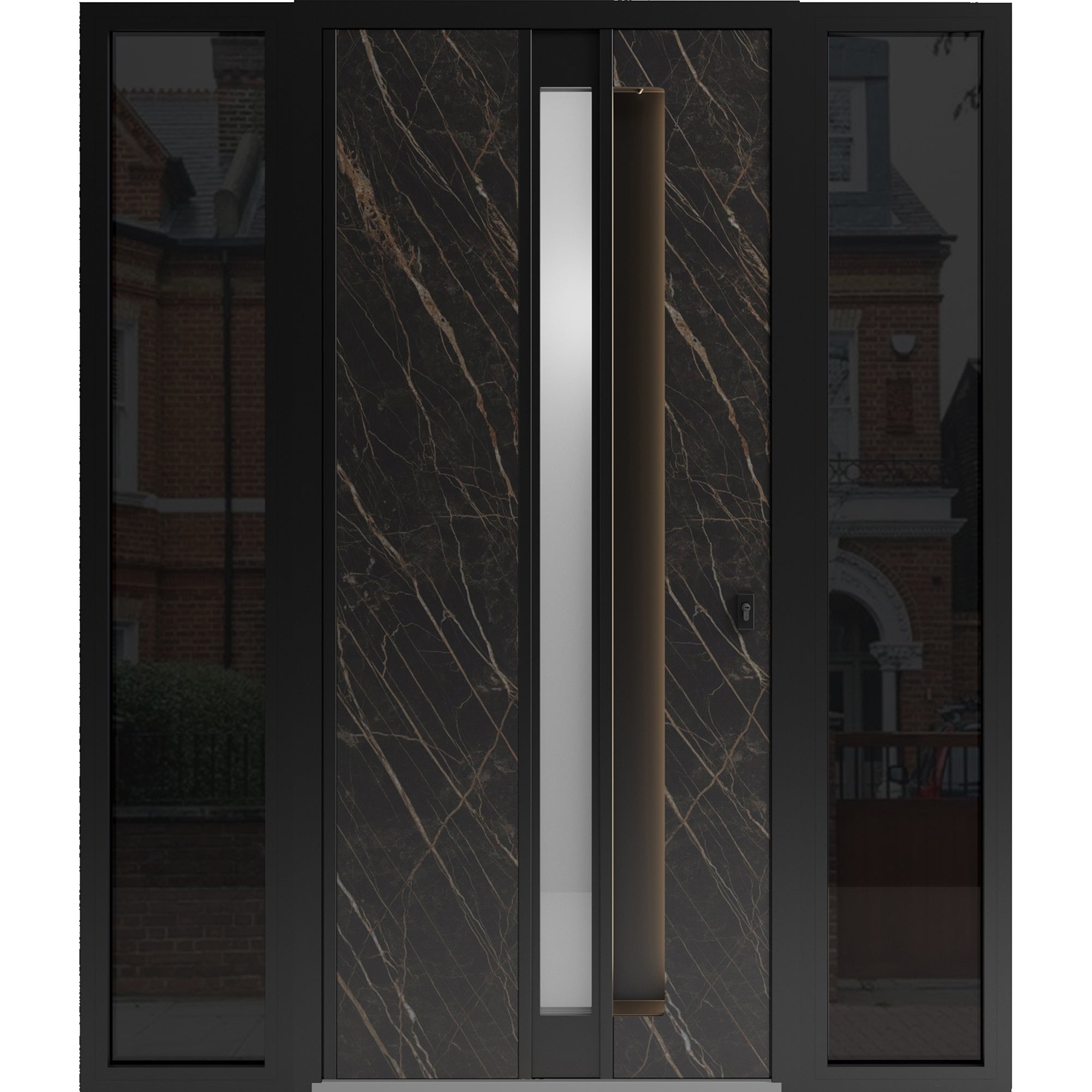 Hiddex 0155 Exterior Aluminum door view 5
