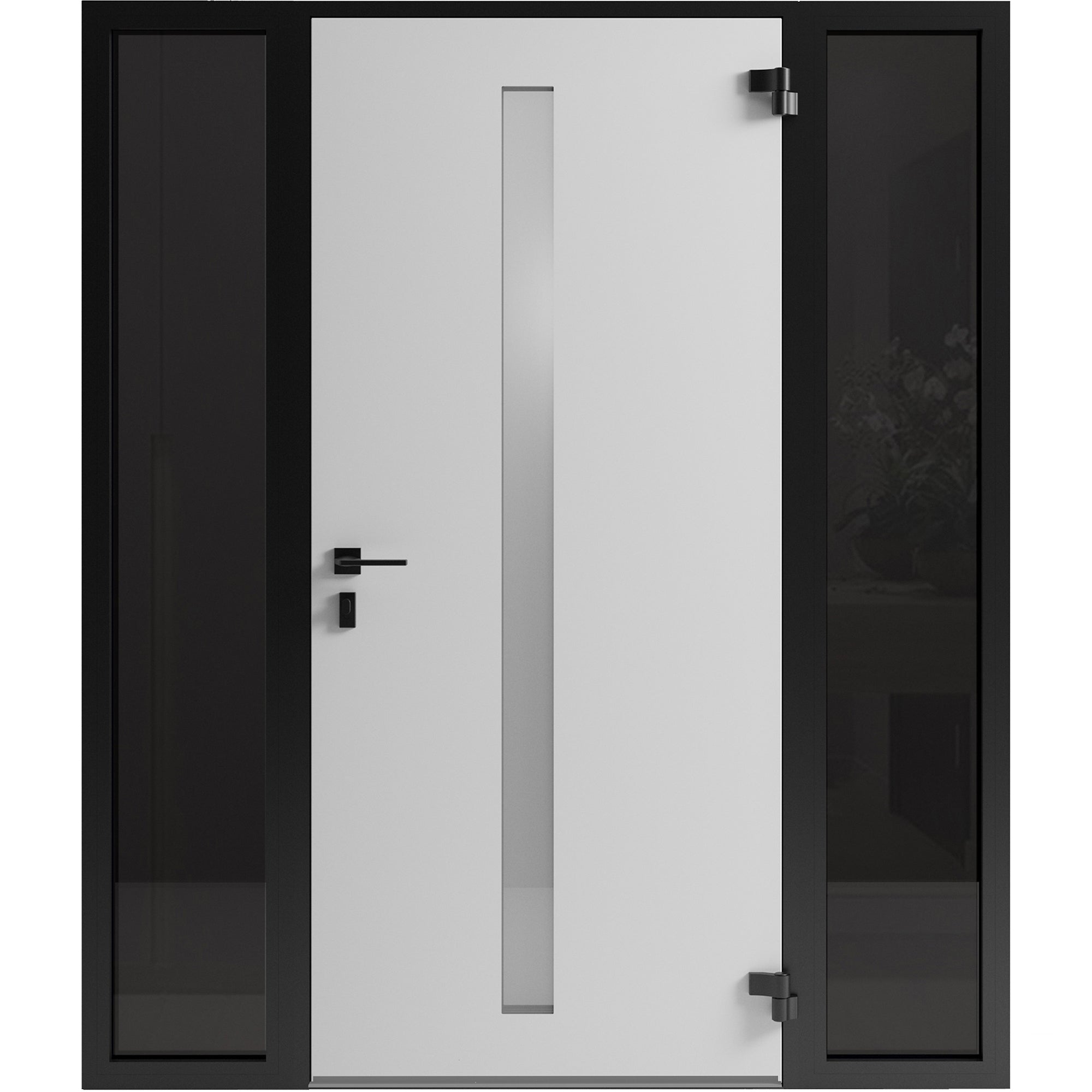Hiddex 0155 Exterior Aluminum door view 2