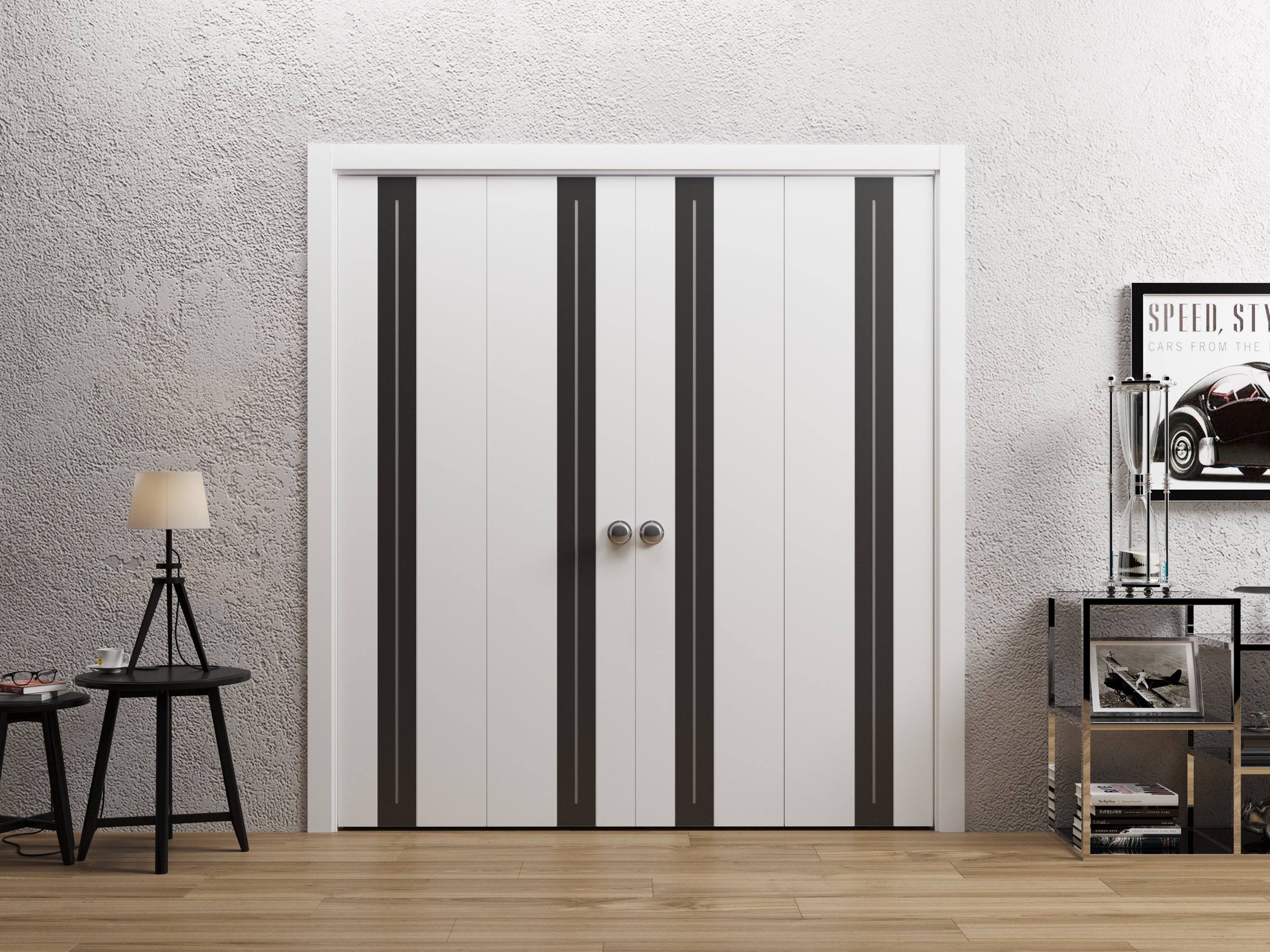 Planum 0444 Double Bi-Fold door view 2