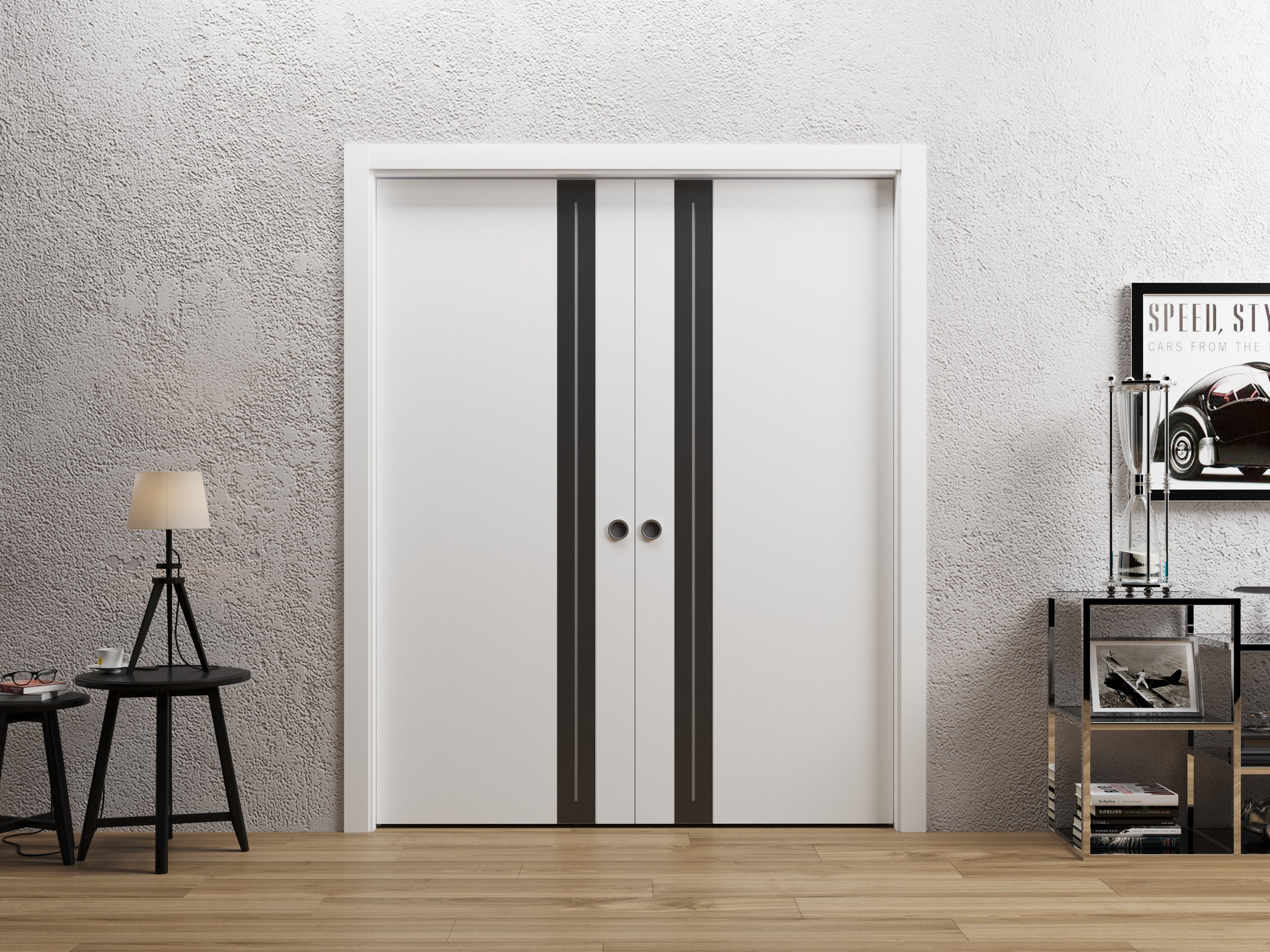 Planum 0444 Double Pocket door view 2