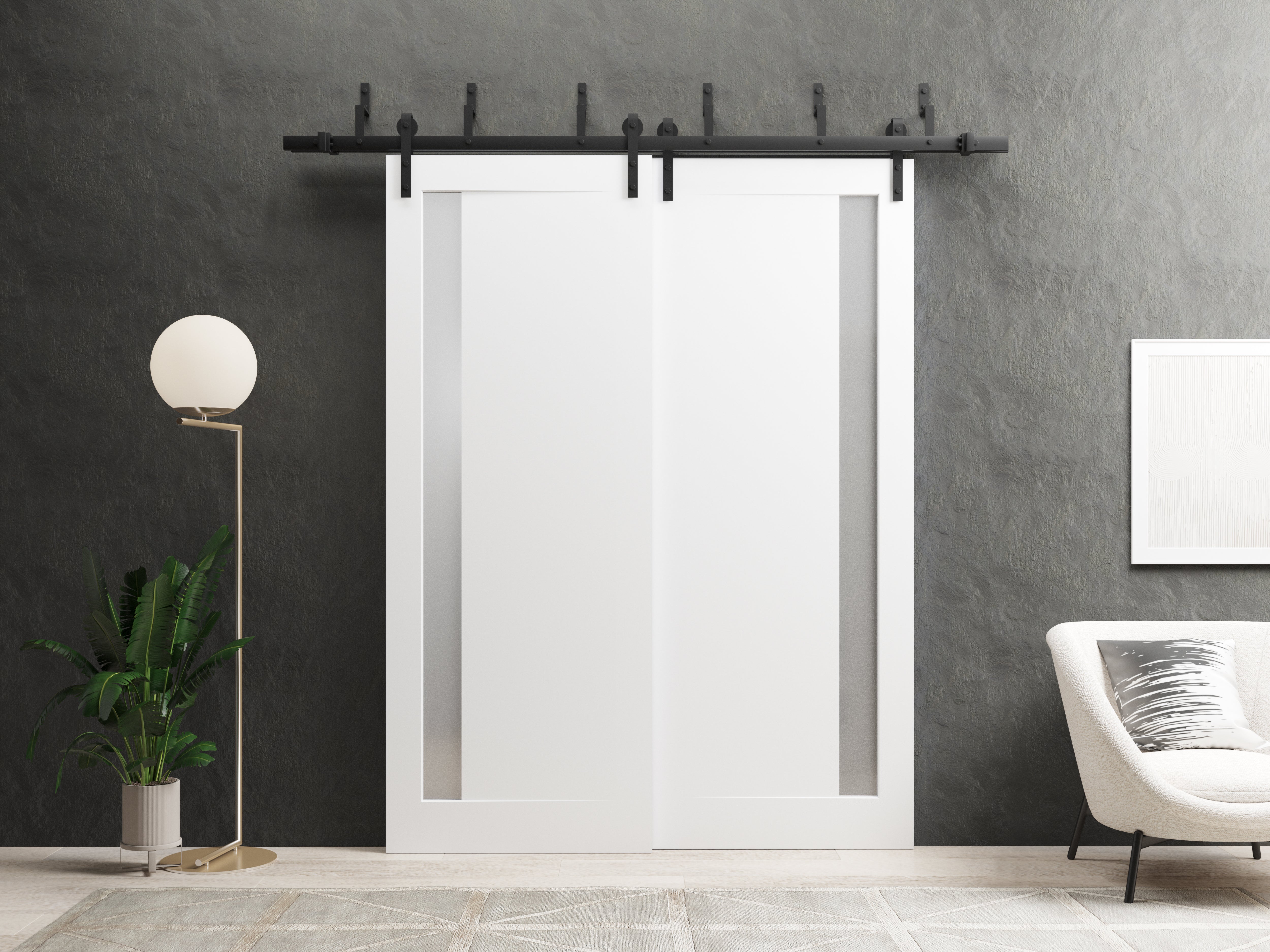 Model 660 Double Barn — Bypass door view 2