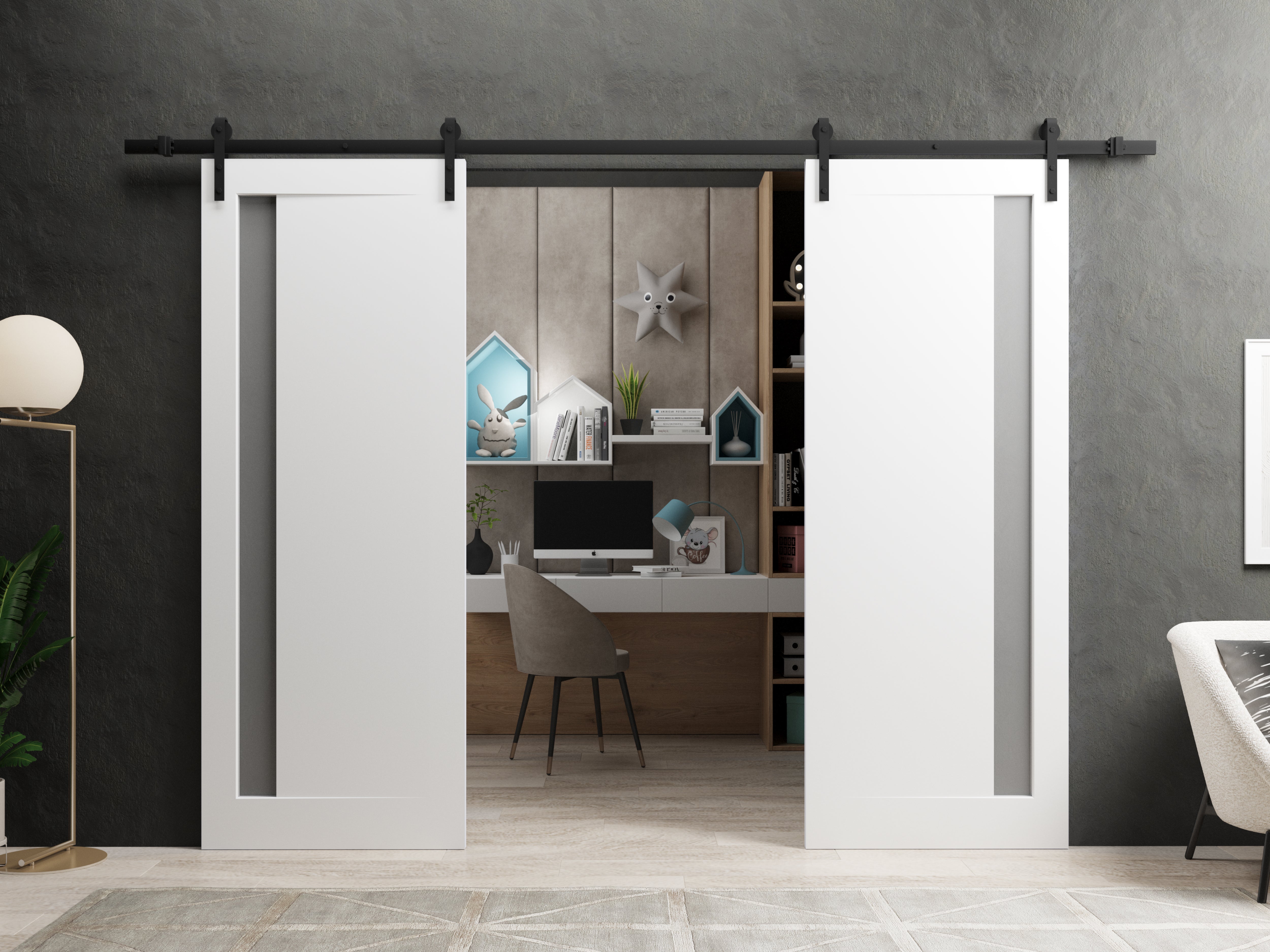 Model 660 Double Barn door view 2