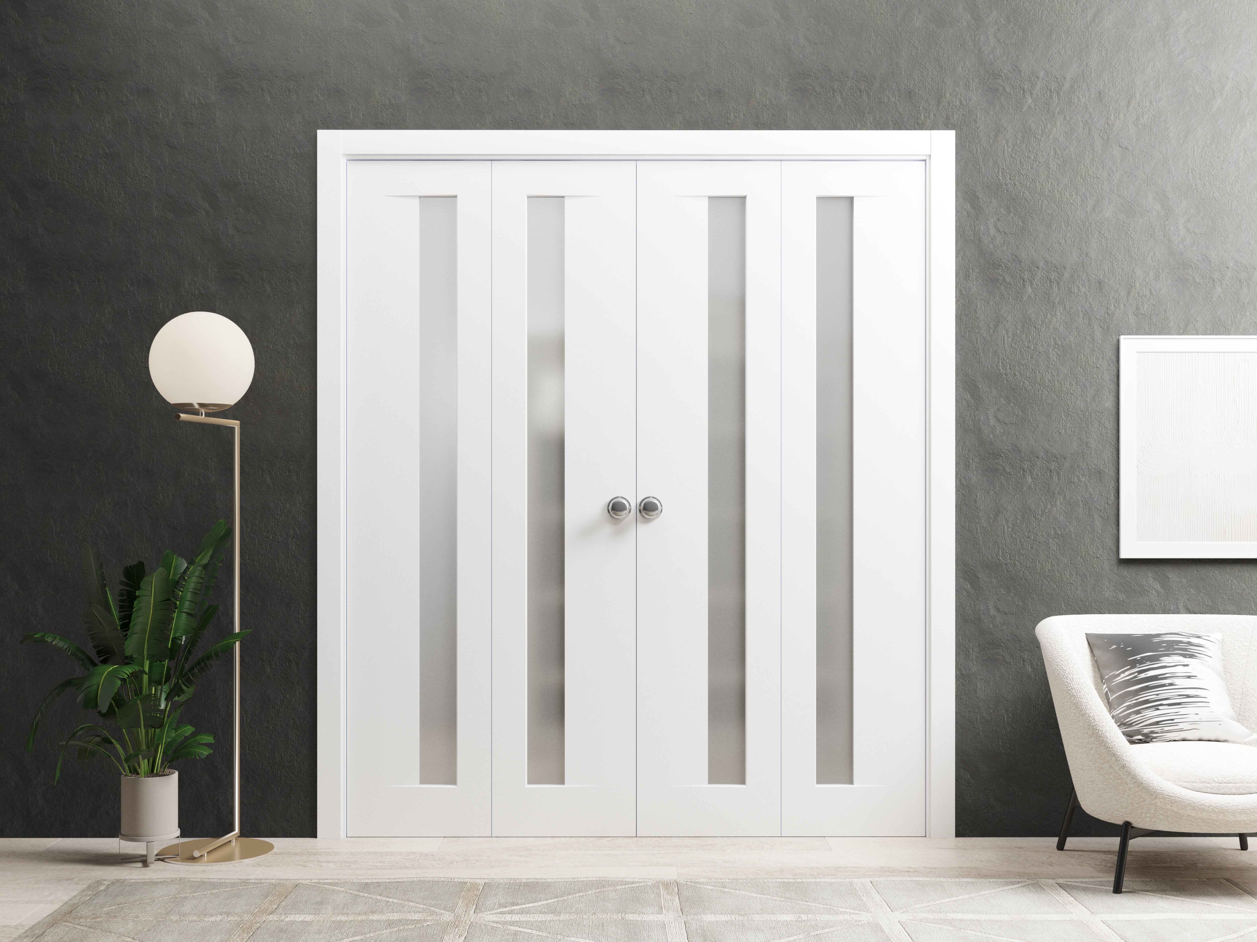 Model 660 Double Bi-Fold door view 2