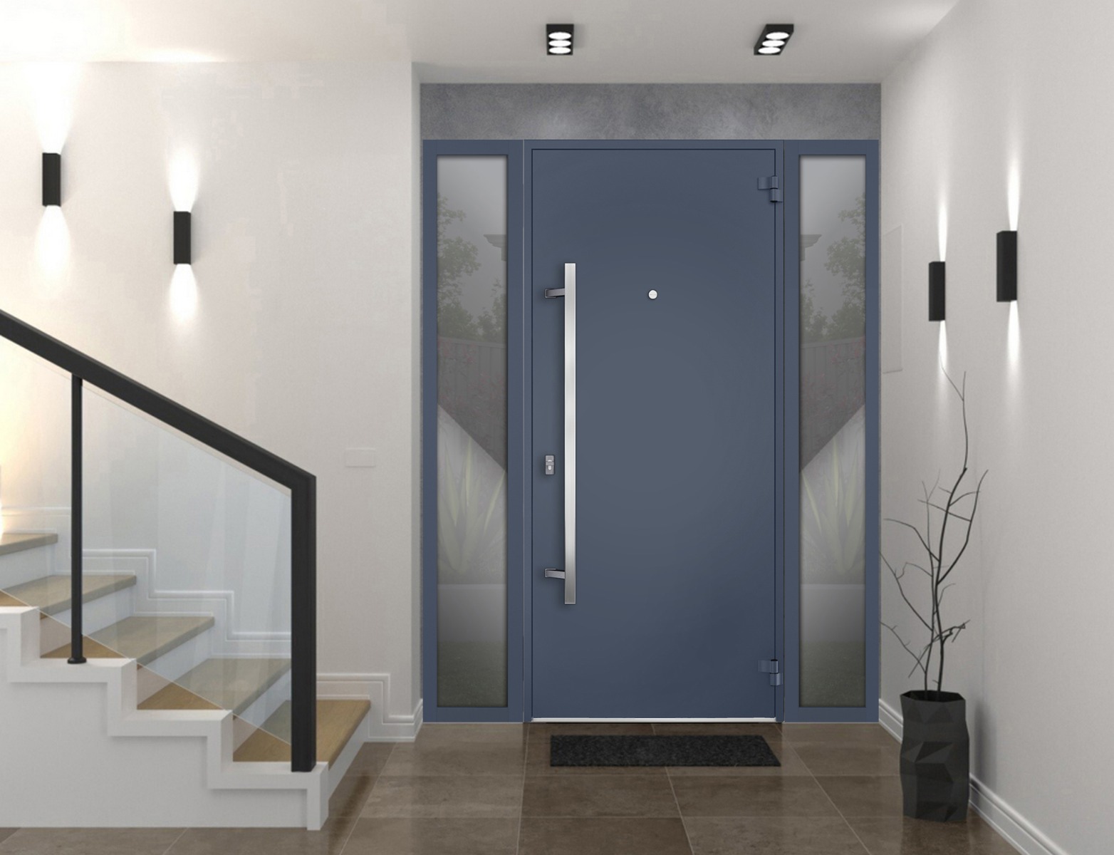 Deux 0729 Exterior Aluminum door view 2