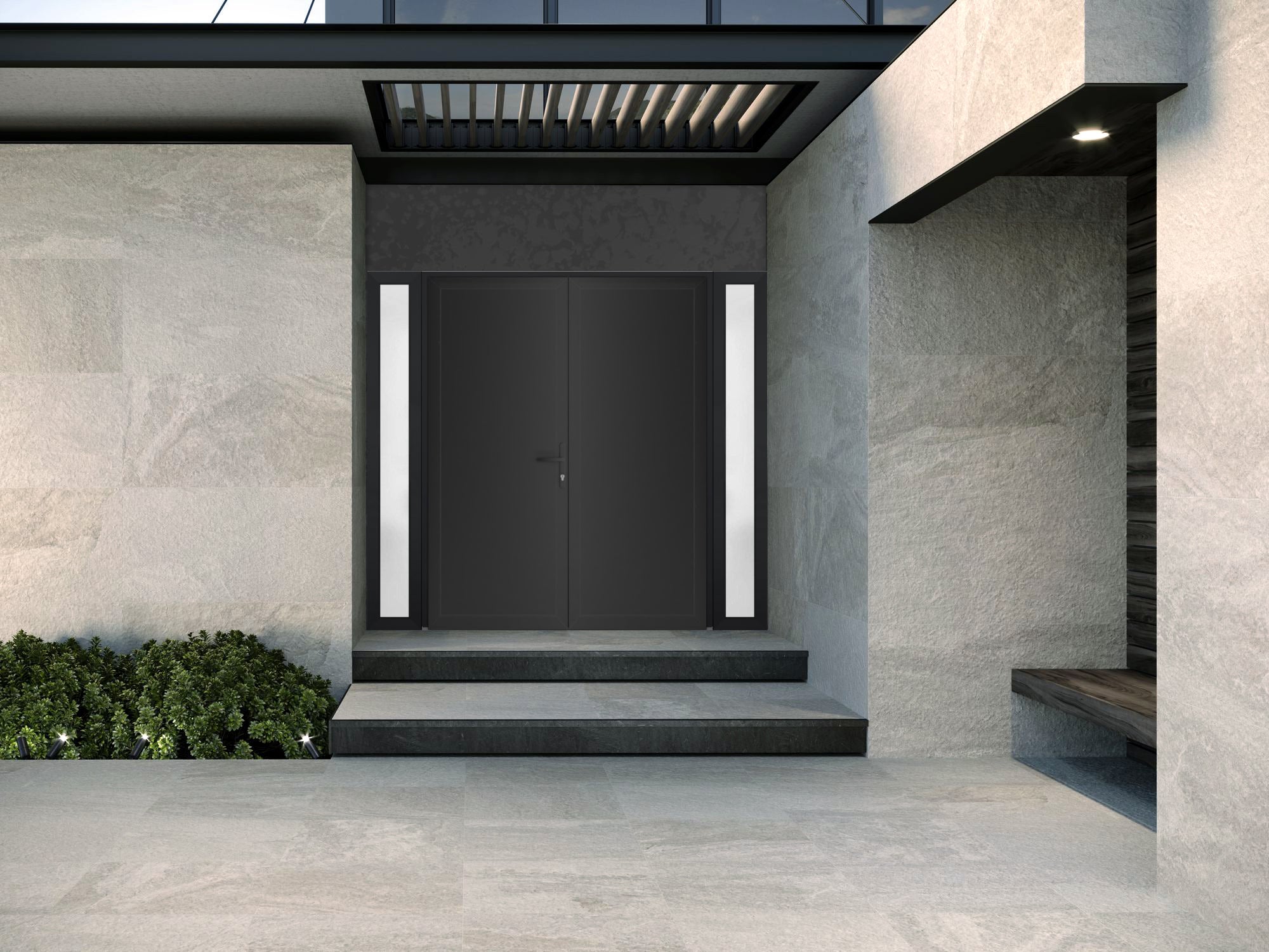 Manux 8111 Exterior PVC/Metal door view 8