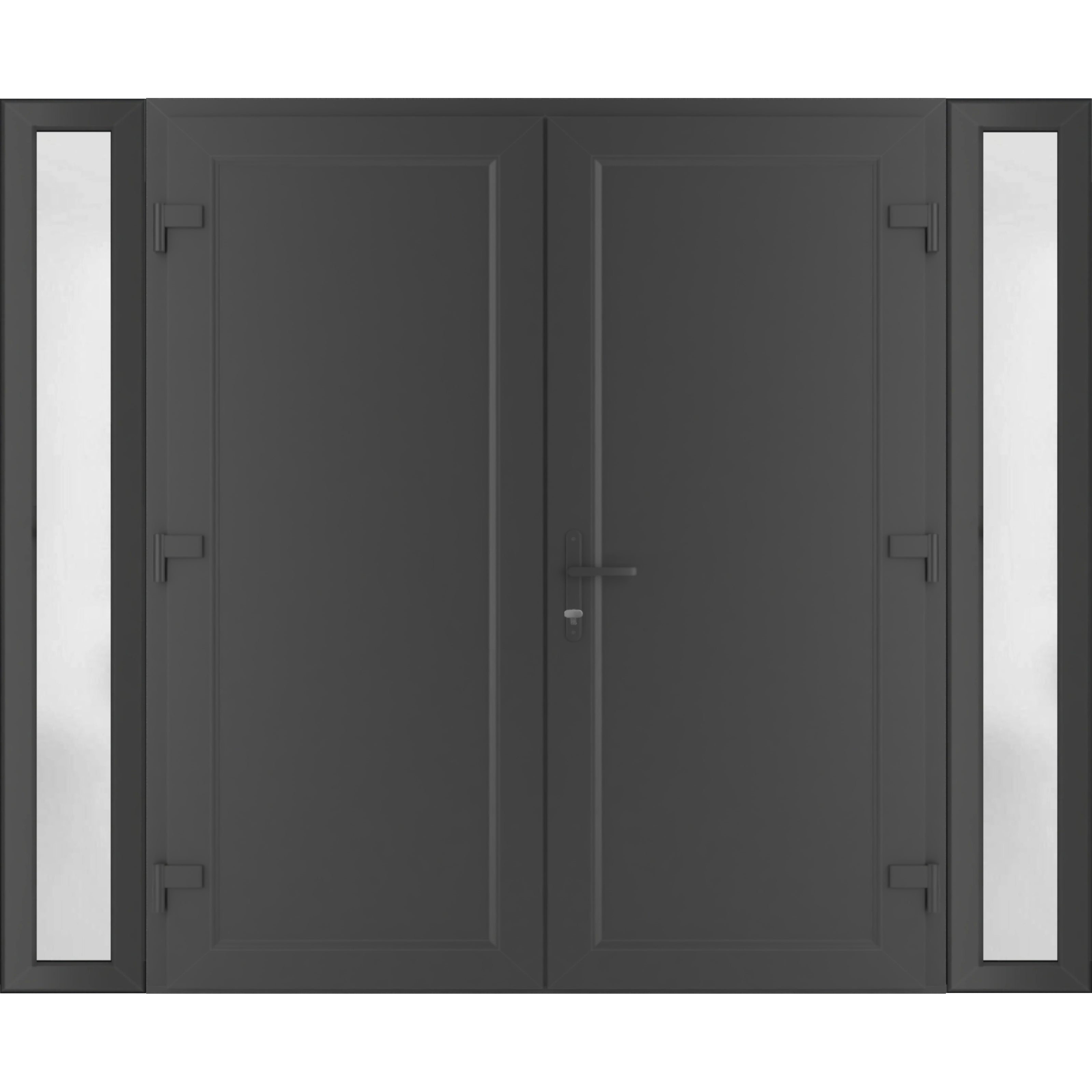 Manux 8111 Exterior PVC/Metal door view 2
