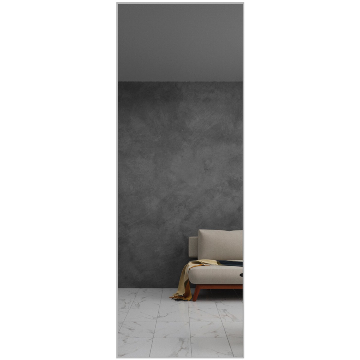 Hidden flush wall door