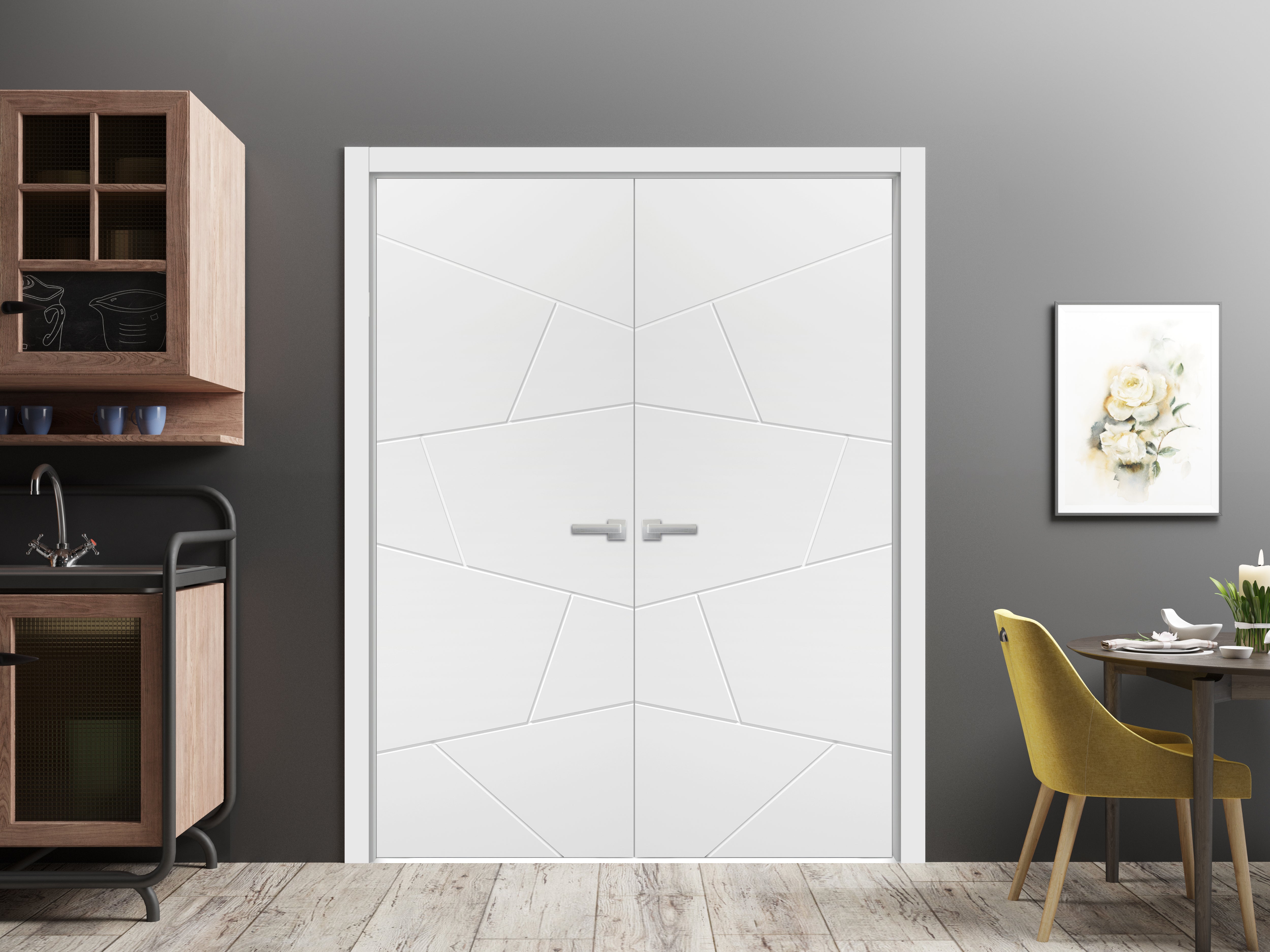 Planum 0990 Double French Swing door view 2