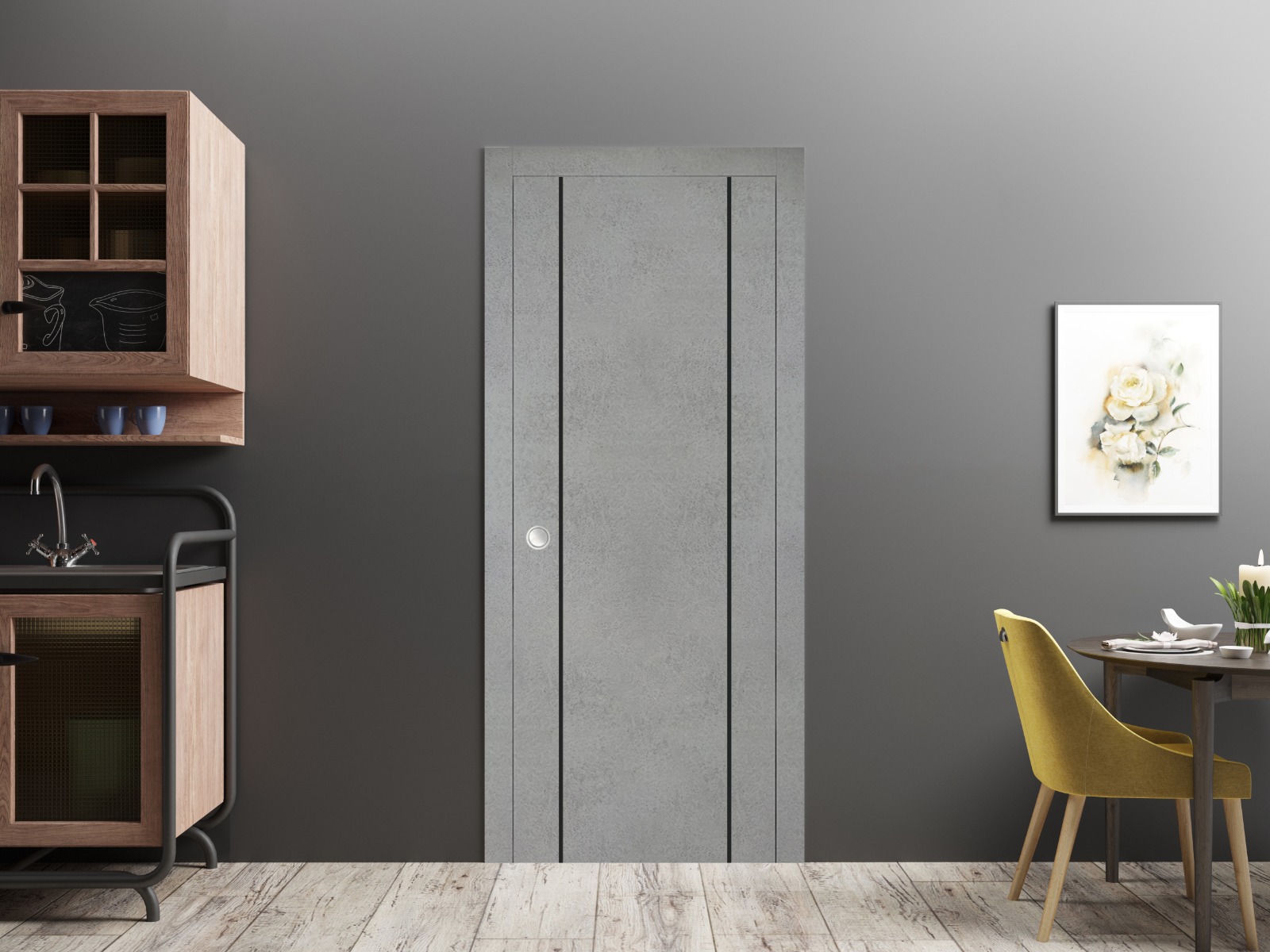 Planum 0017 Interior Slab door view 4
