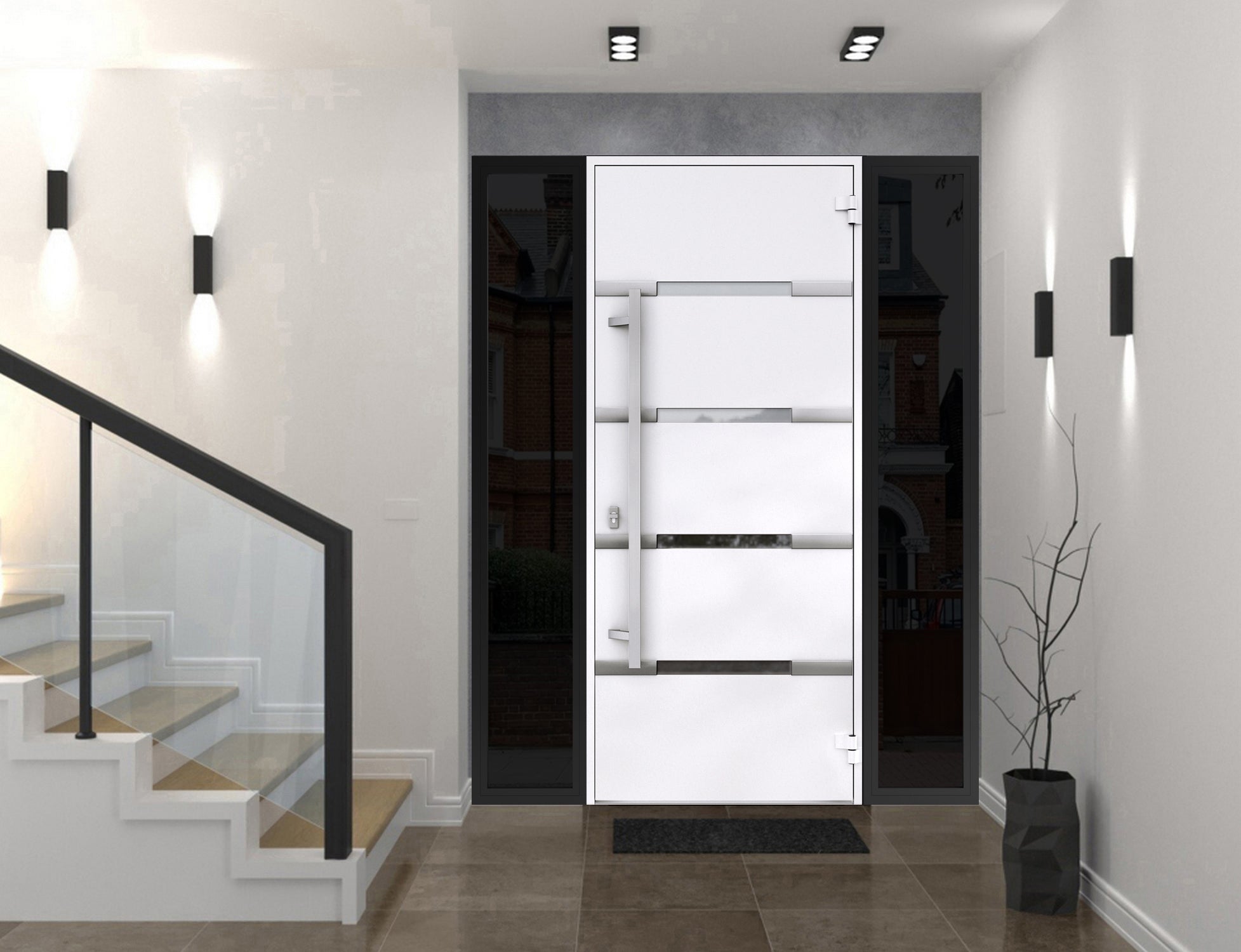 Deux 1105 Exterior Aluminum door view 4