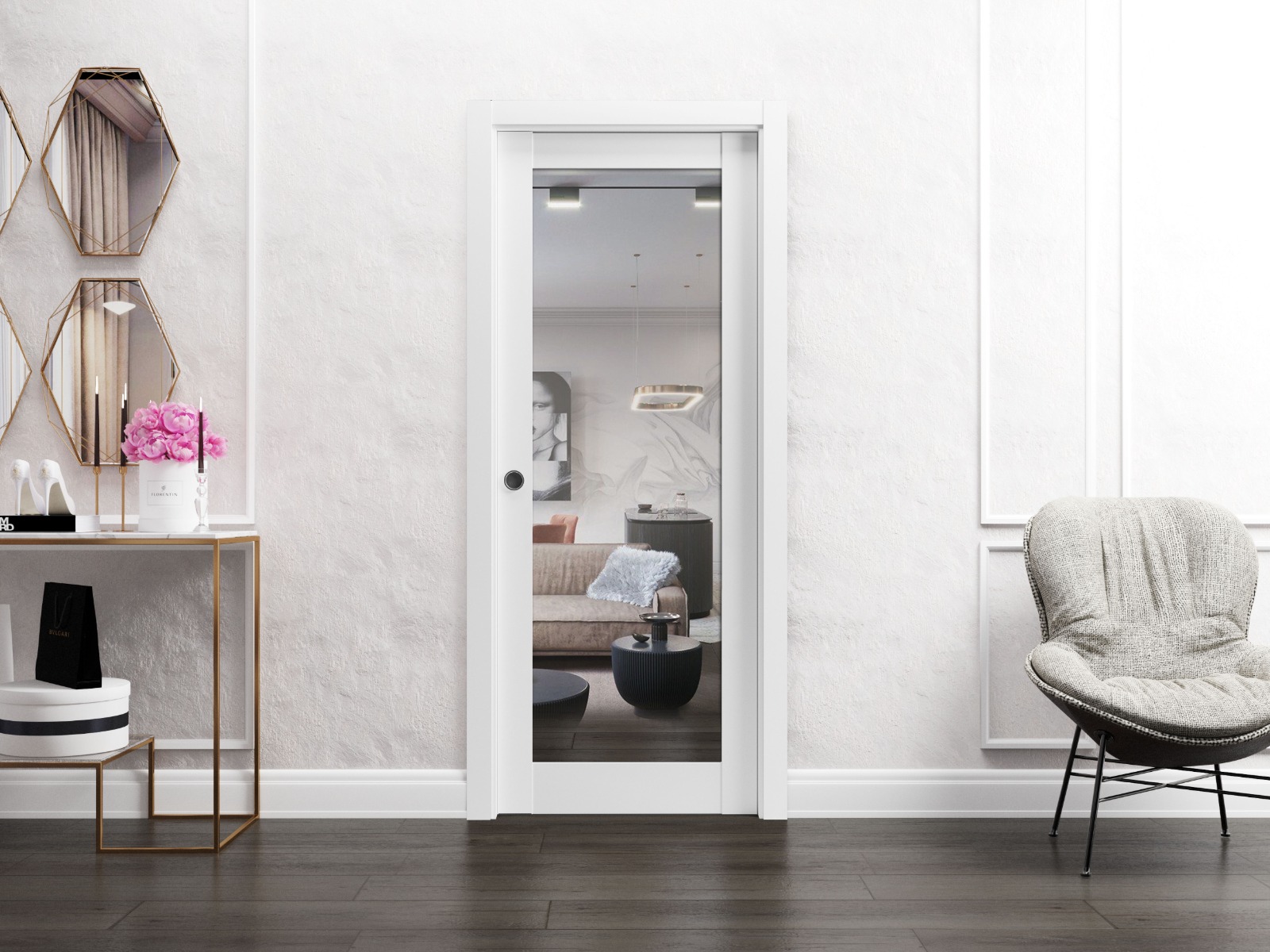 Lucia 1299 Pocket door view 6