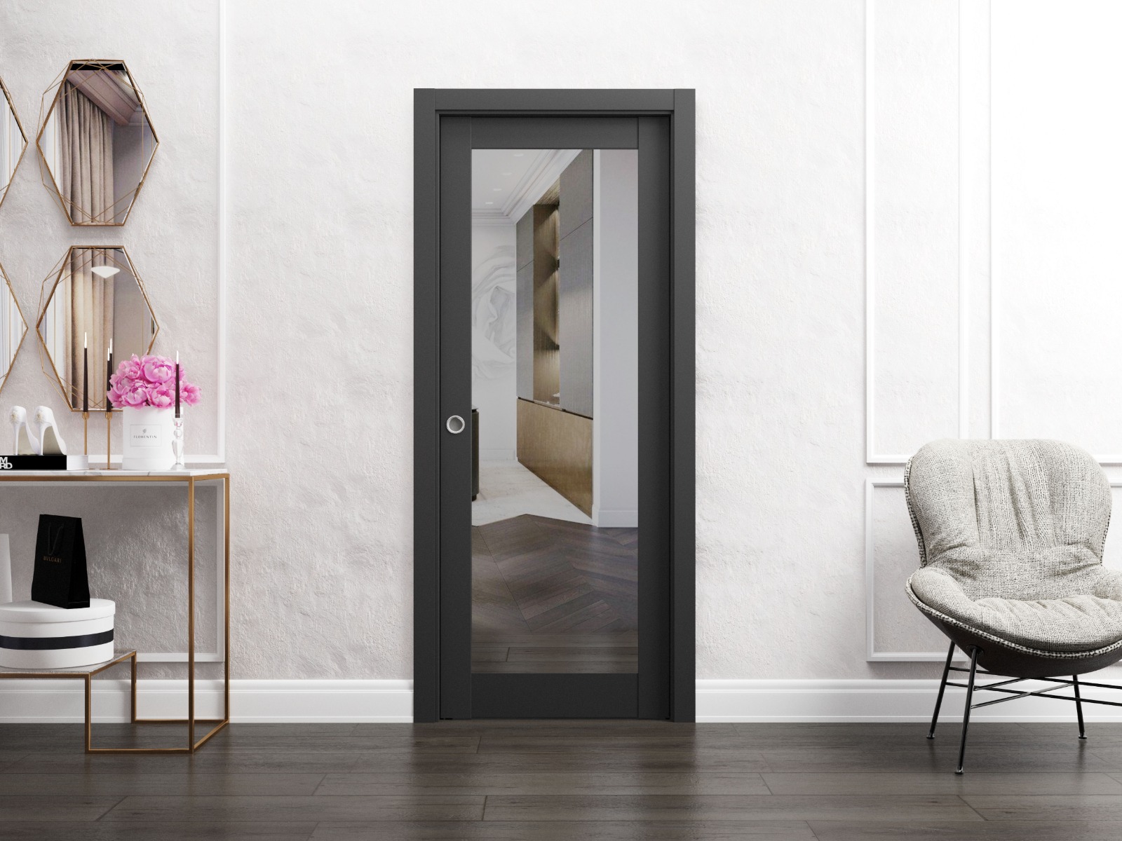 Lucia 1299 Pocket door view 2