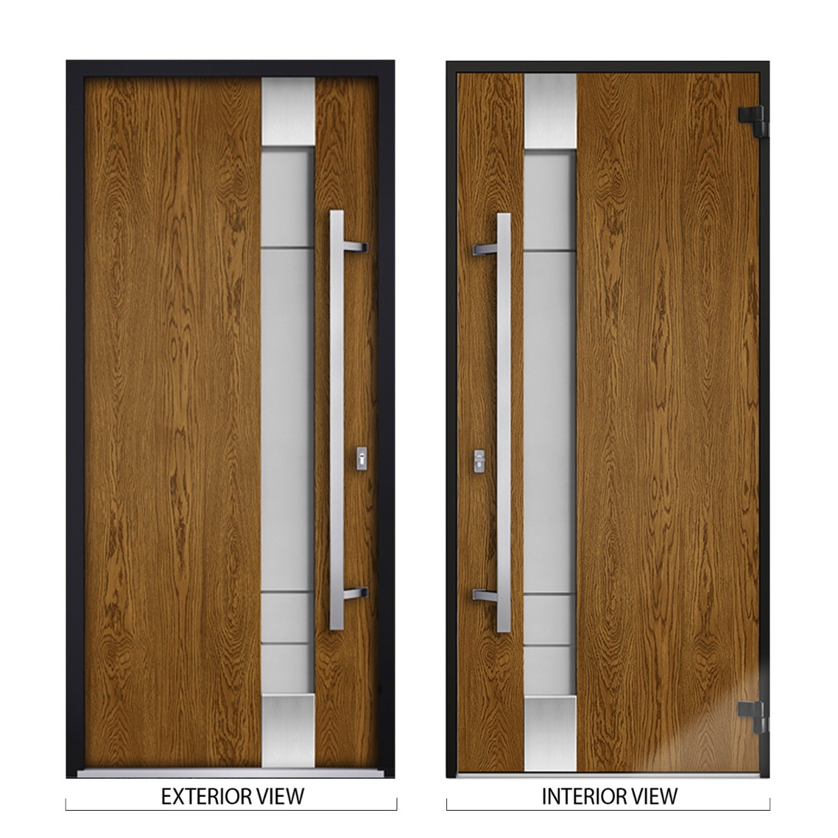 Deux 1713 Exterior Aluminum door view 8