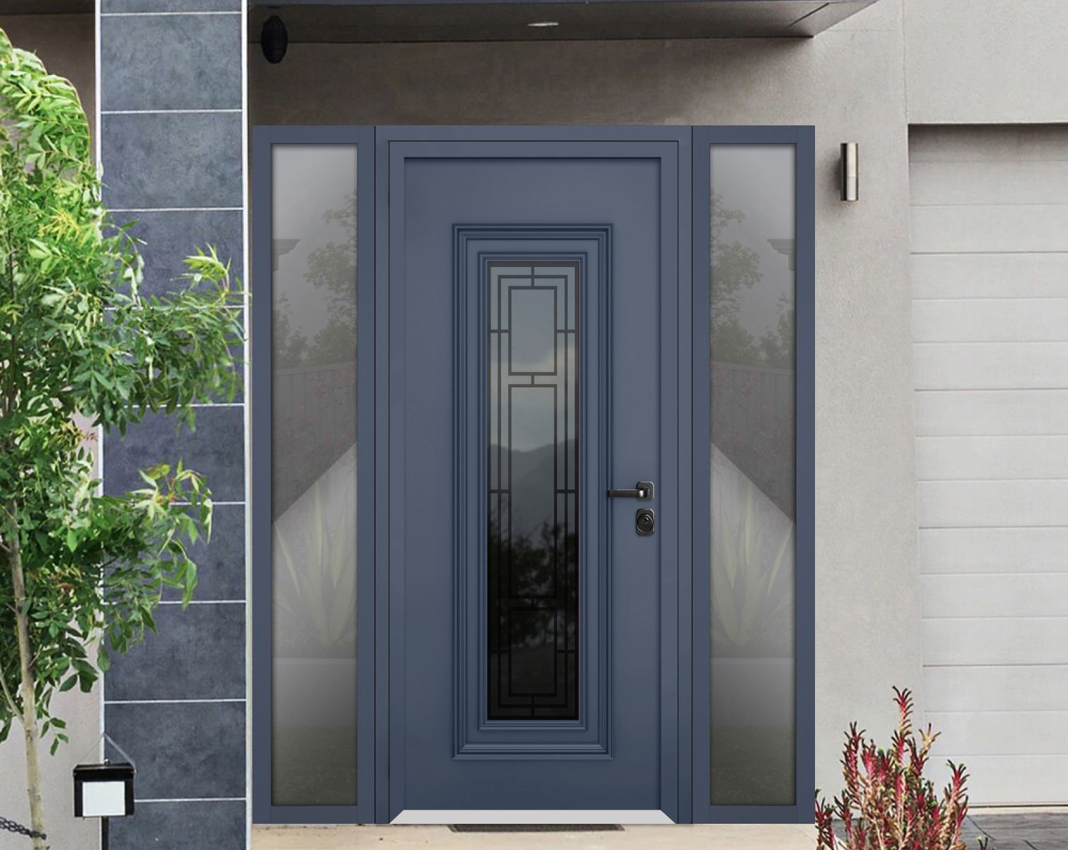 Model 6044 Exterior Aluminum door view 2