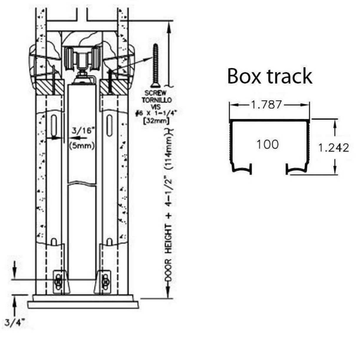 Mela 7001 Double Pocket door view 4