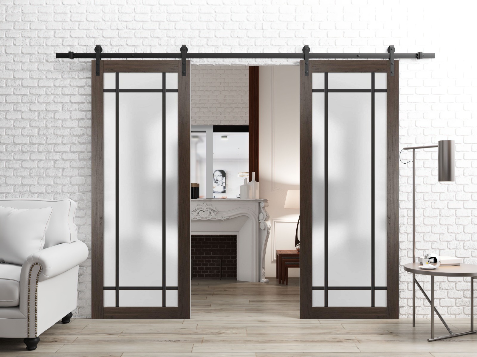 Planum 2112 Double Barn door view 6