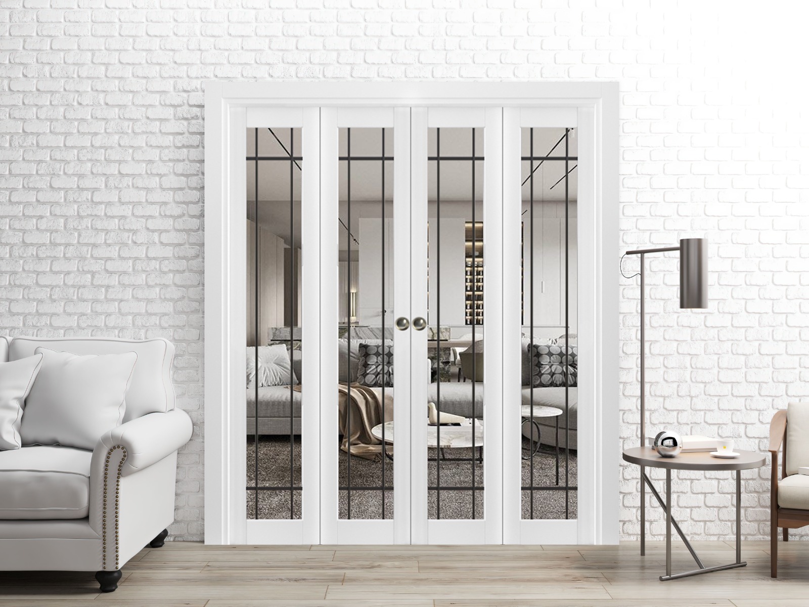Lucia 2266 Double Bi-Fold door view 6
