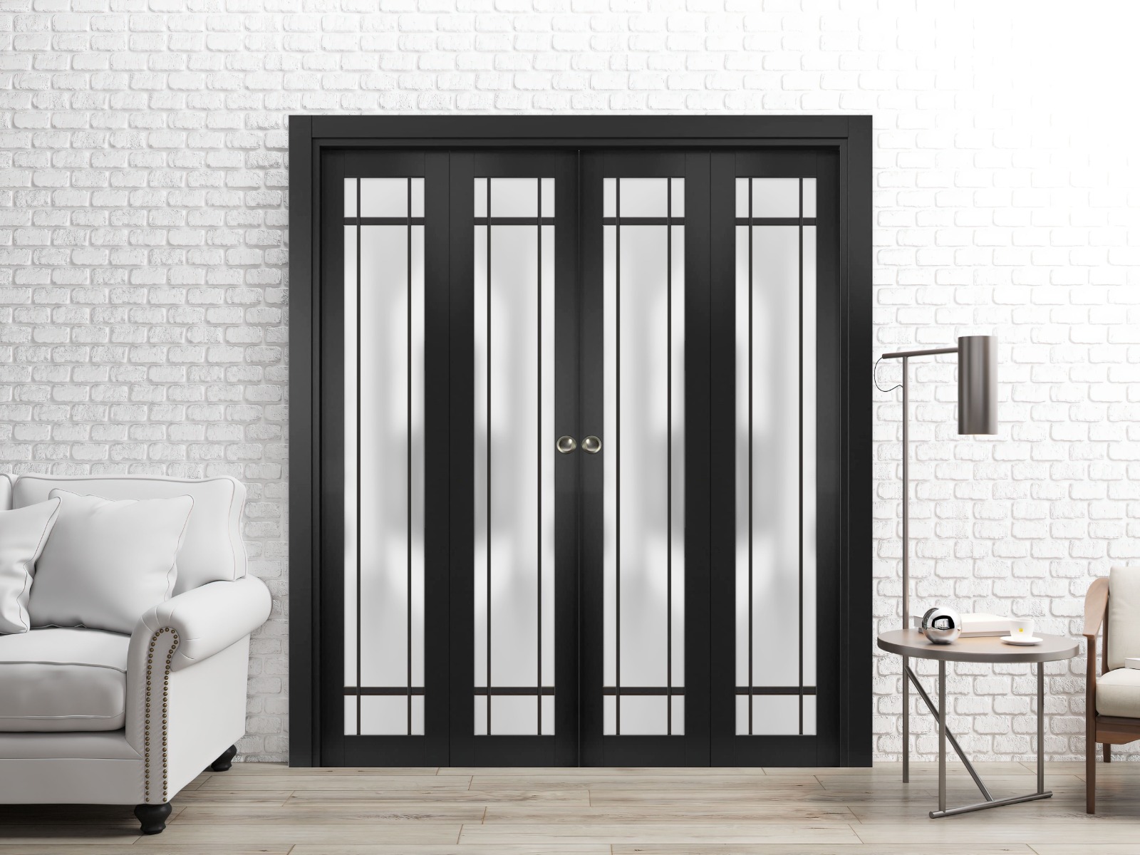 Planum 2112 Double Bi-Fold door view 2
