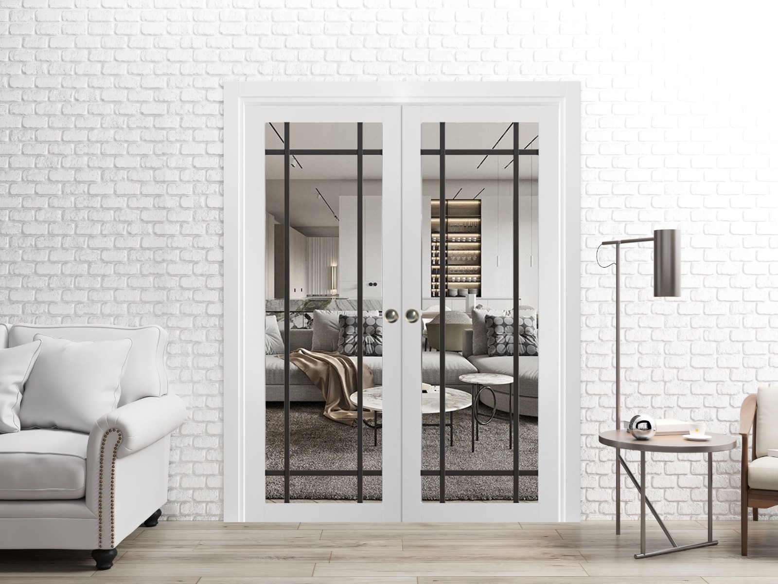 Lucia 2266 Interior Slab door view 8