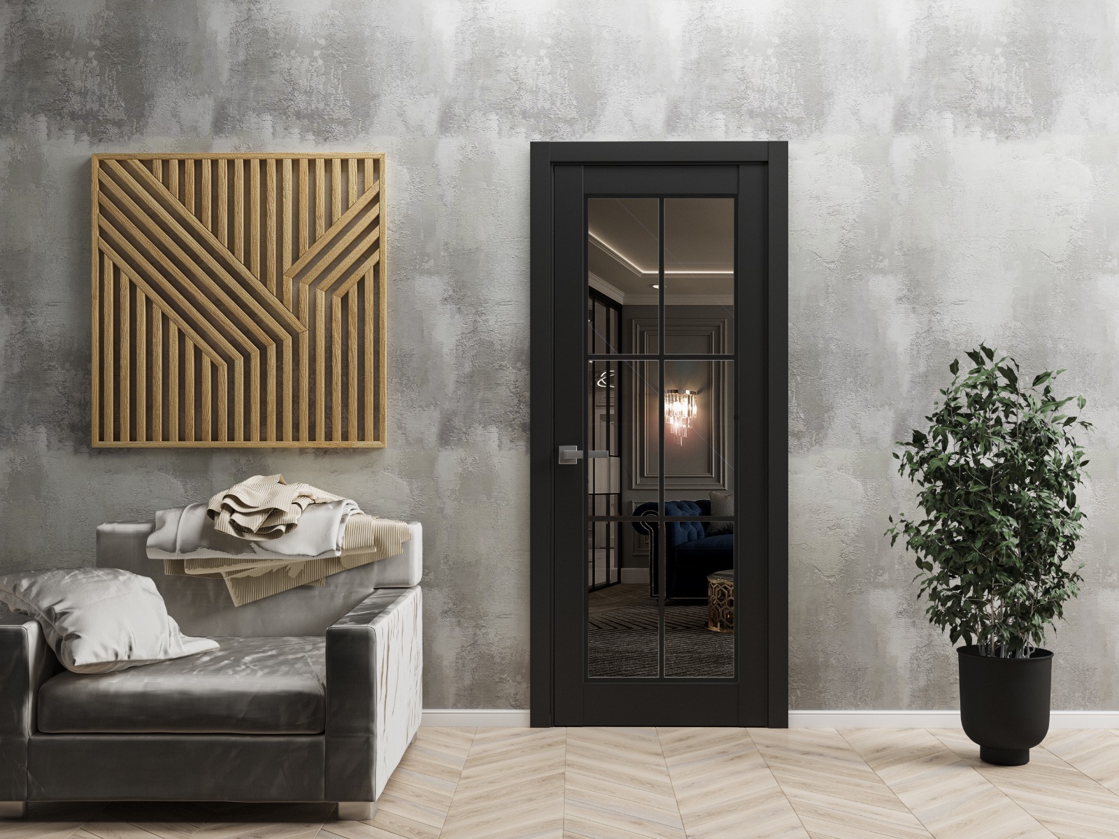 Lucia 2366 Swing (Bedroom/Bathroom) door view 2