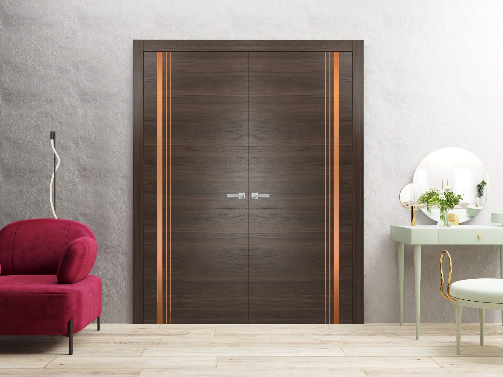 Planum 1010 Double French Swing door view 6