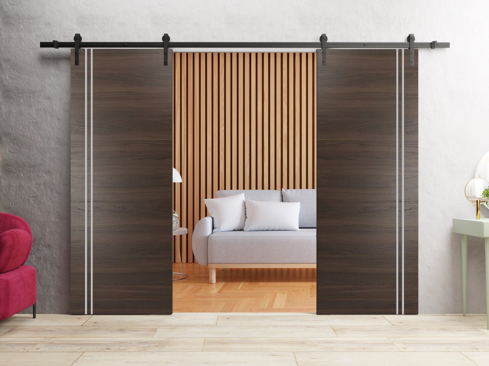 Planum 0310 Double Barn door view 6