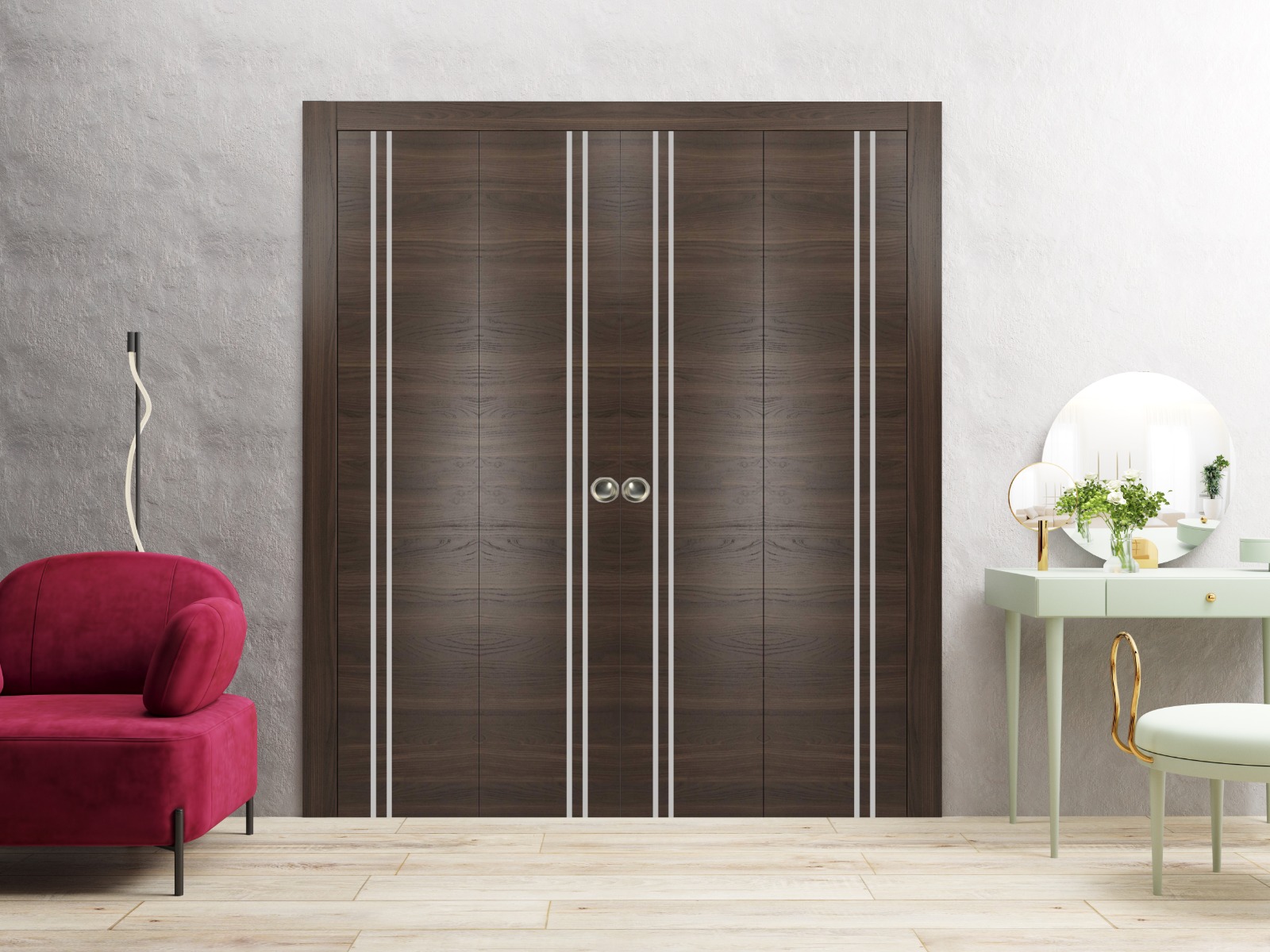 Planum 0310 Double Bi-Fold door view 6