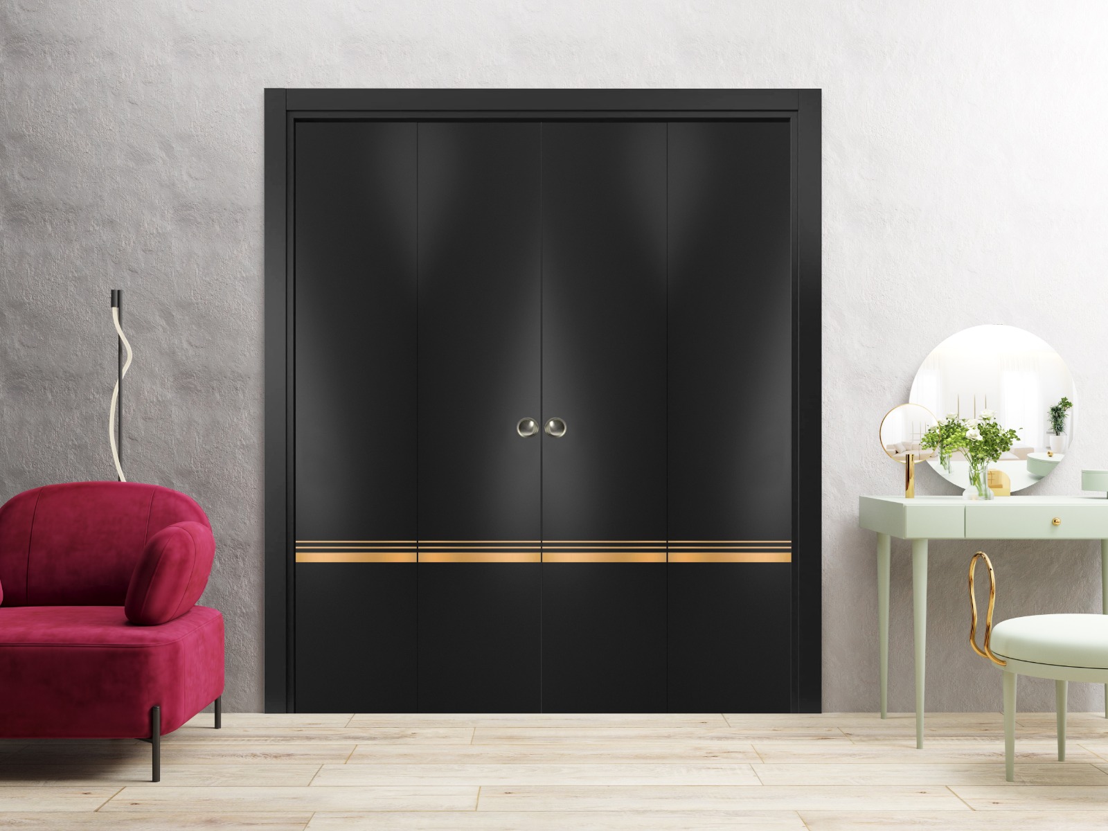 Planum 2010 Double Bi-Fold door view 2