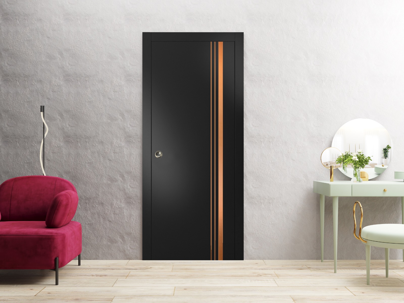 Planum 1010 Interior Slab door view 4