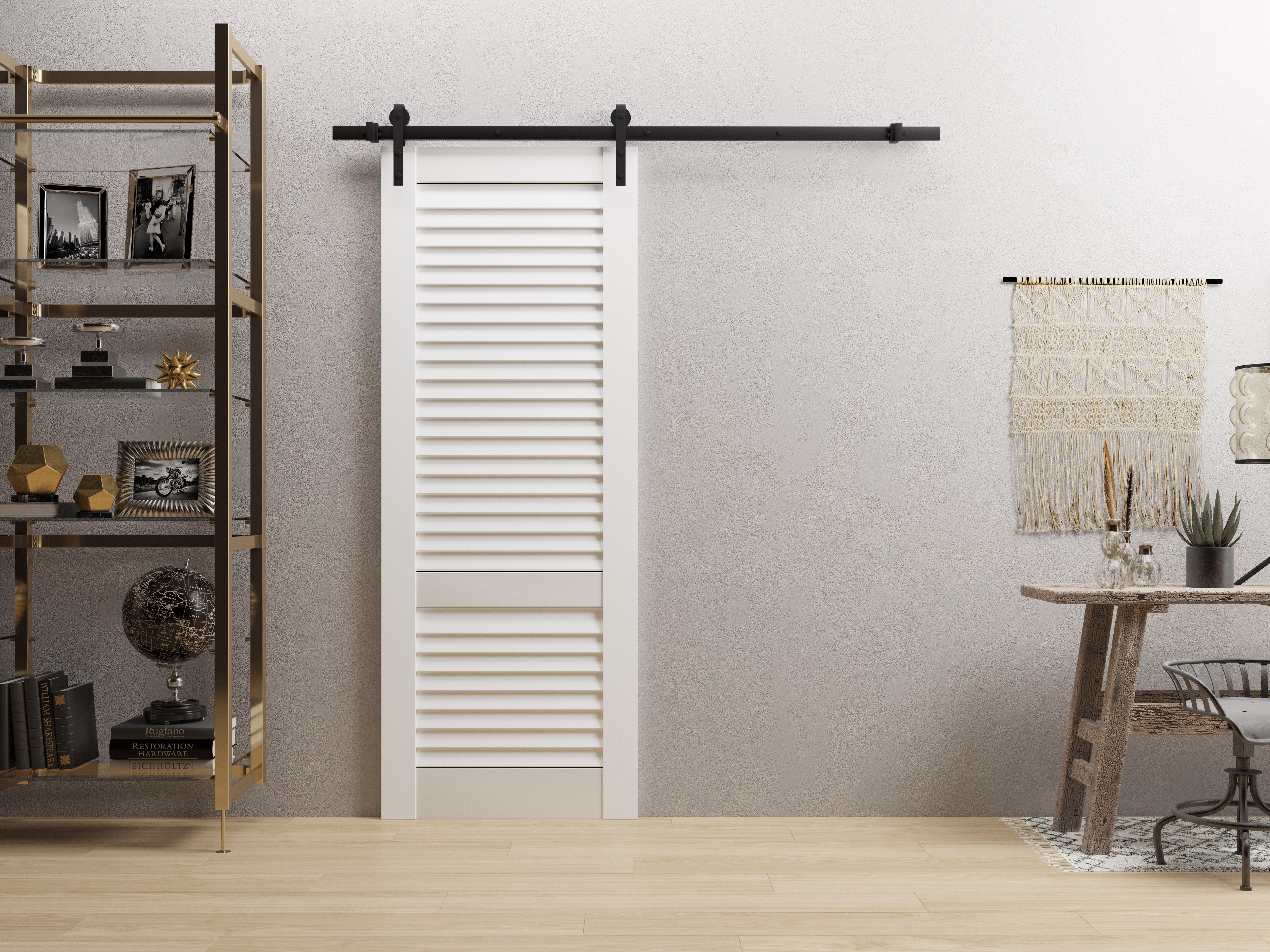 Louver 3388 Interior Slab door view 3