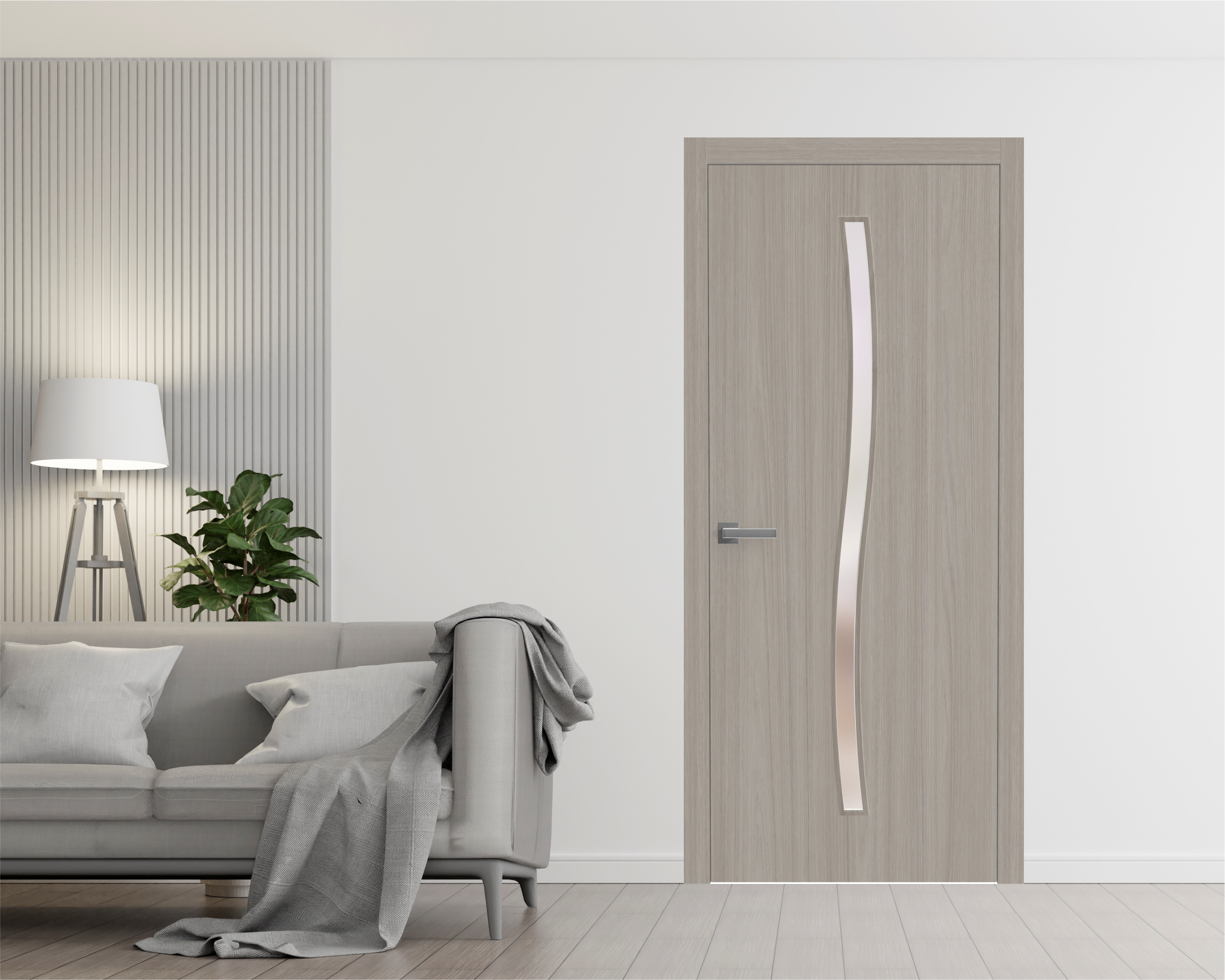 Basic 3002 Interior Slab door view 2