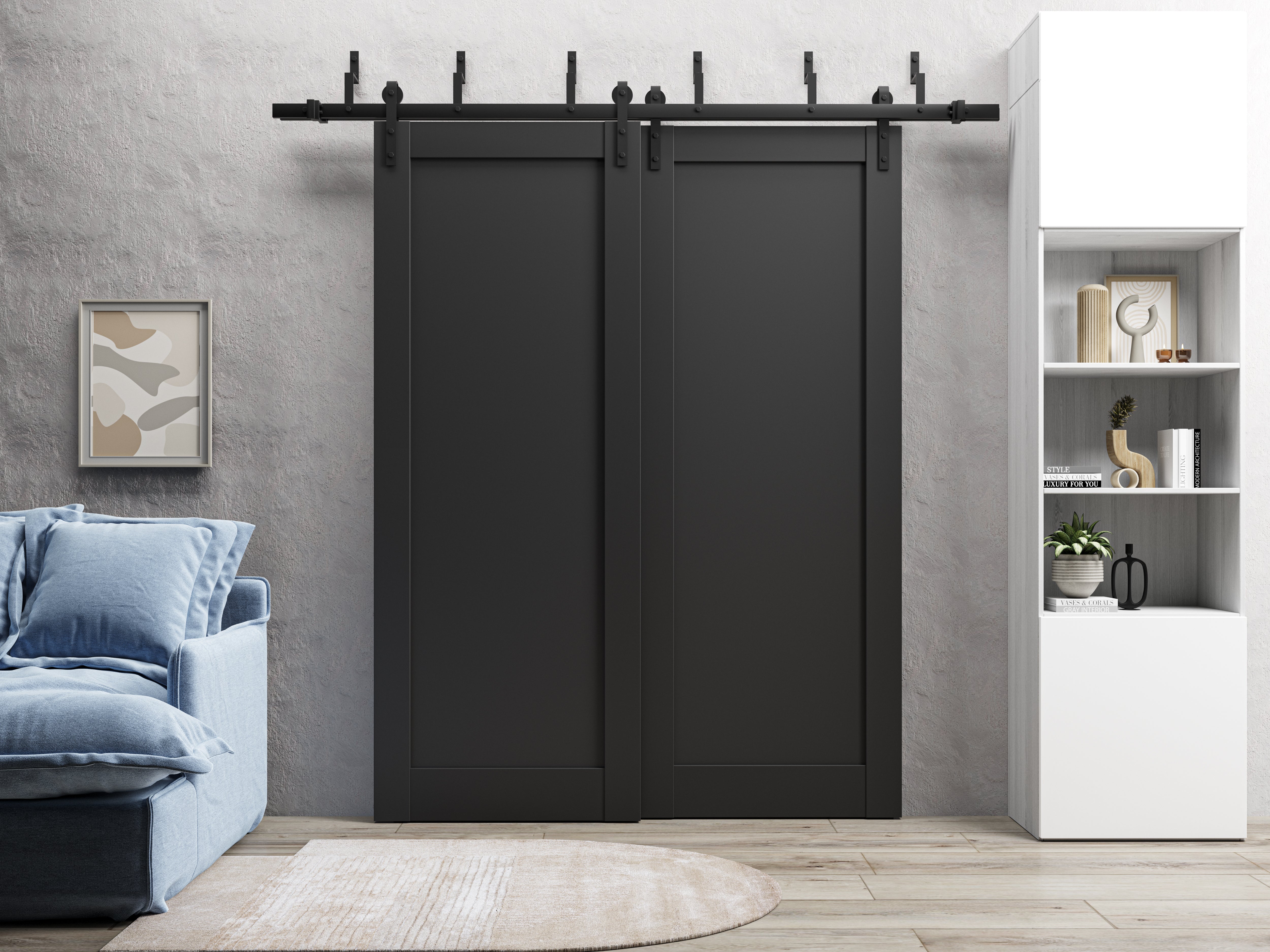 Model 4111 Double Barn — Bypass door view 2