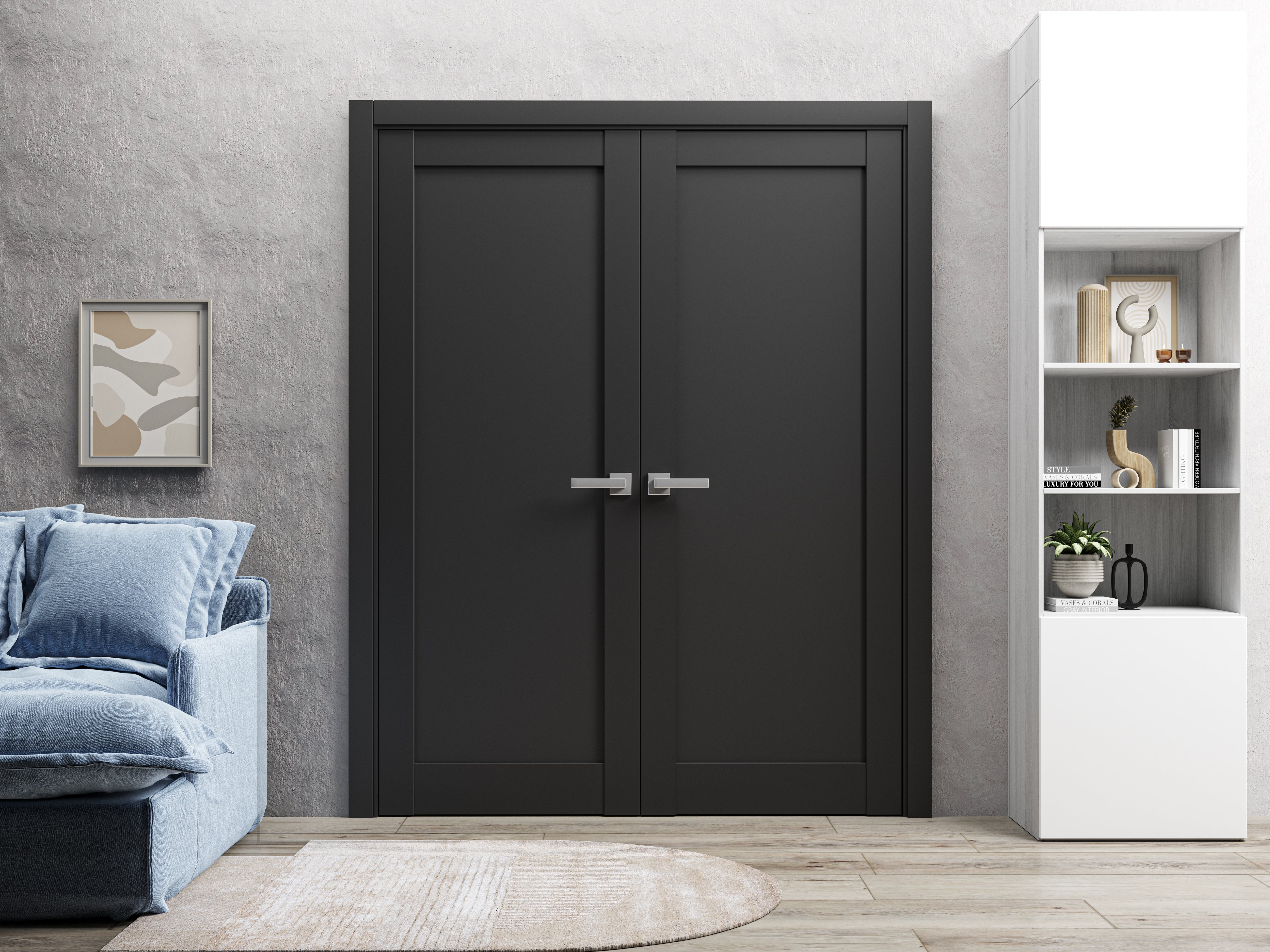 Model 4111 Interior Slab door view 4