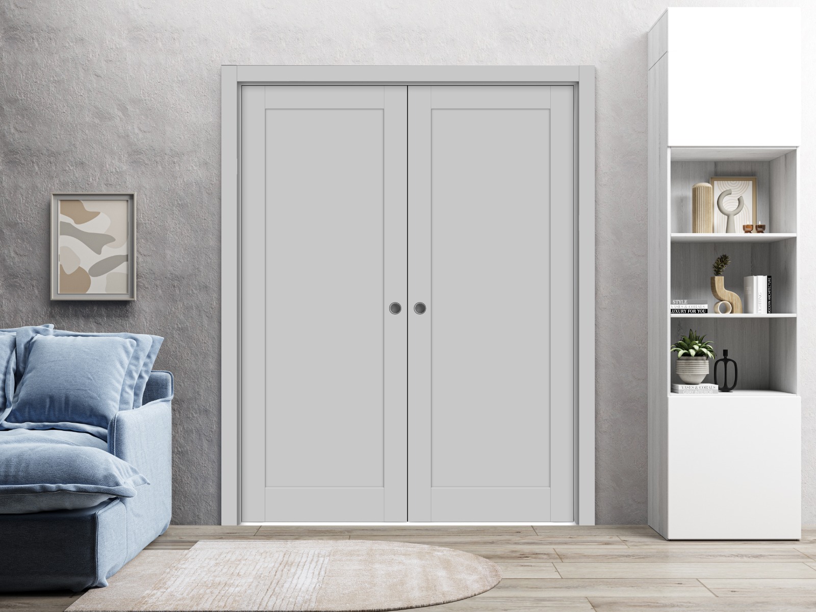 Model 4111 Double Pocket door view 6