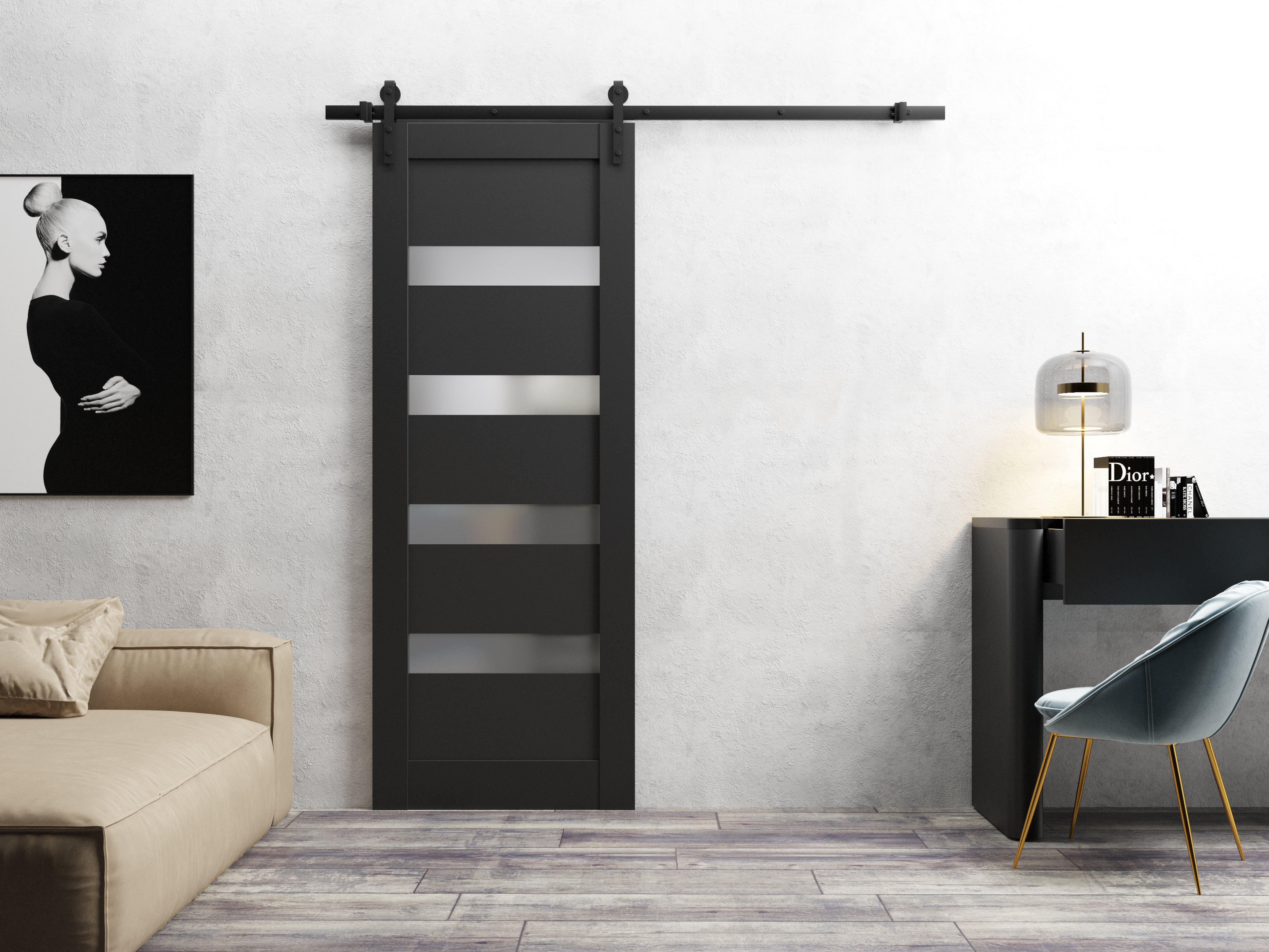 Quadro 4113 Barn door view 2