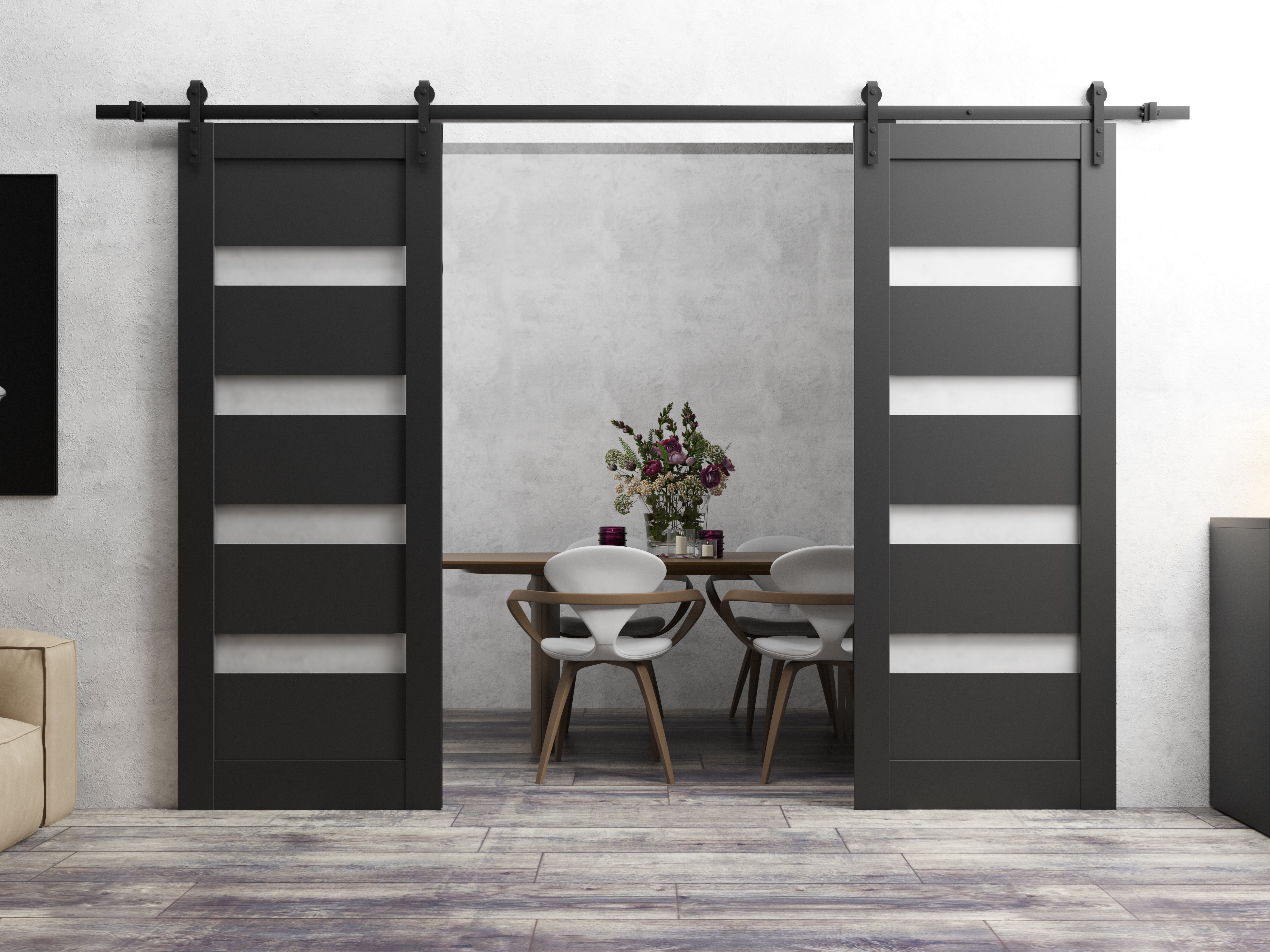 Quadro 4113 Double Barn door view 2