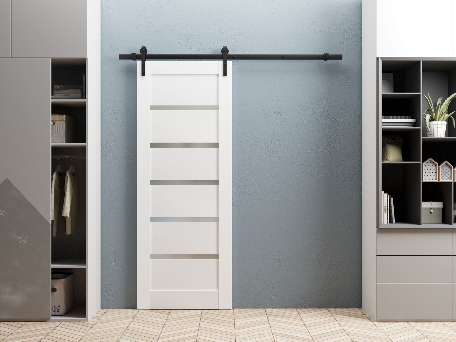 Model 4117 Barn door view 2