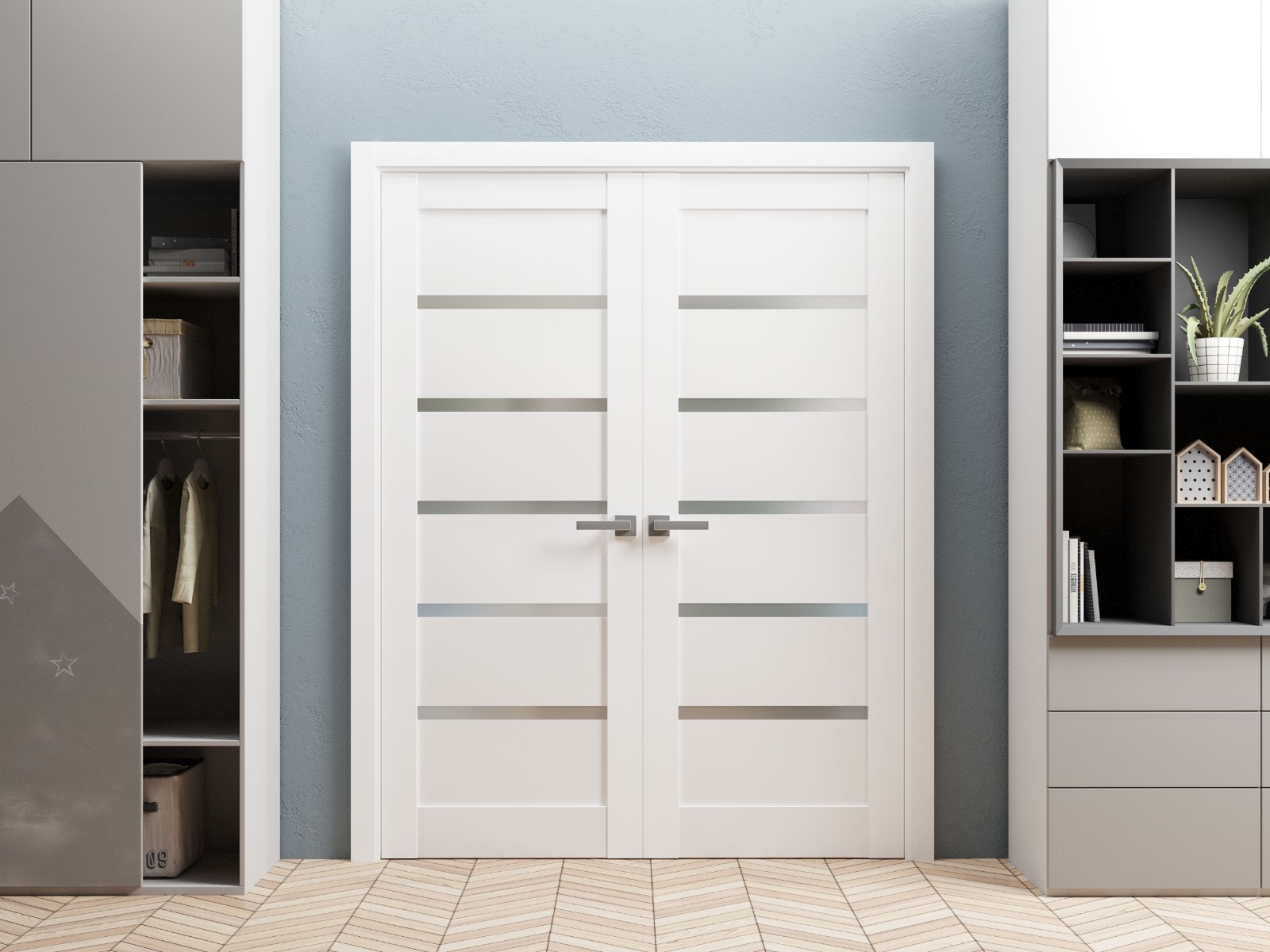 Model 4117 Interior Slab door view 3