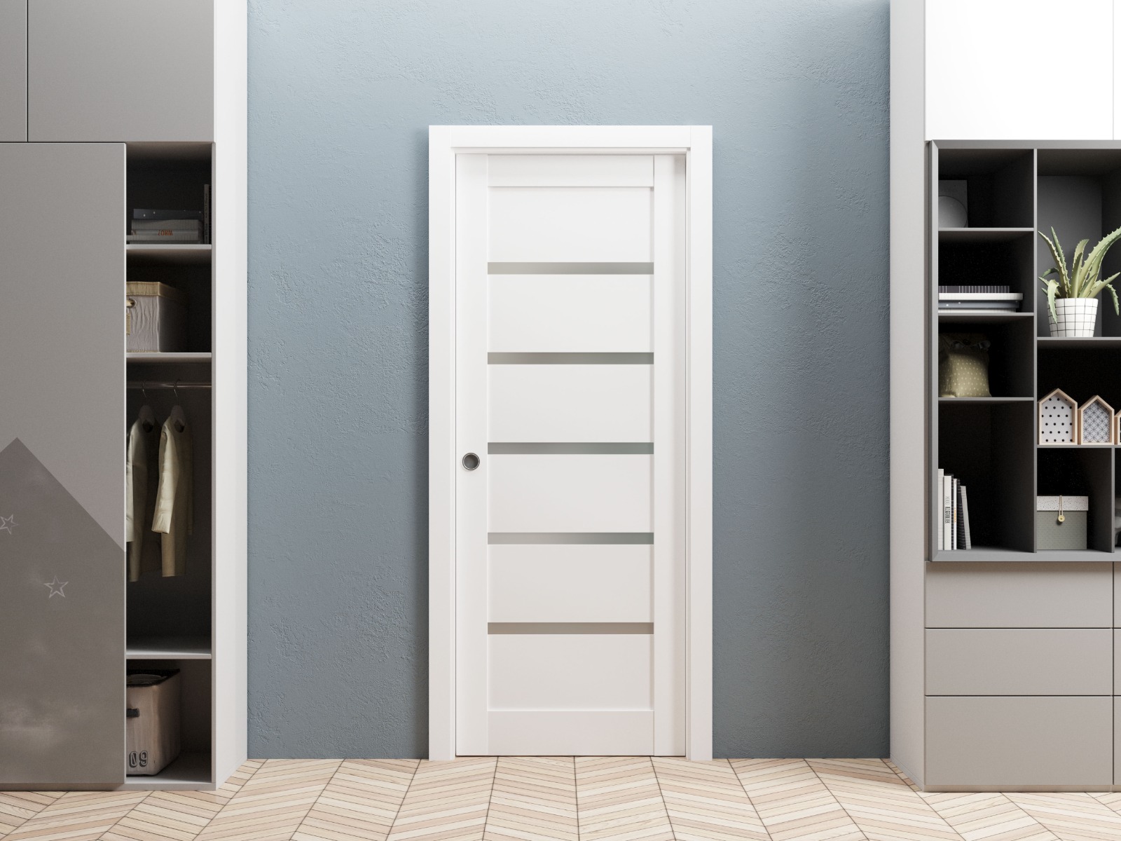 Model 4117 Interior Slab door view 2