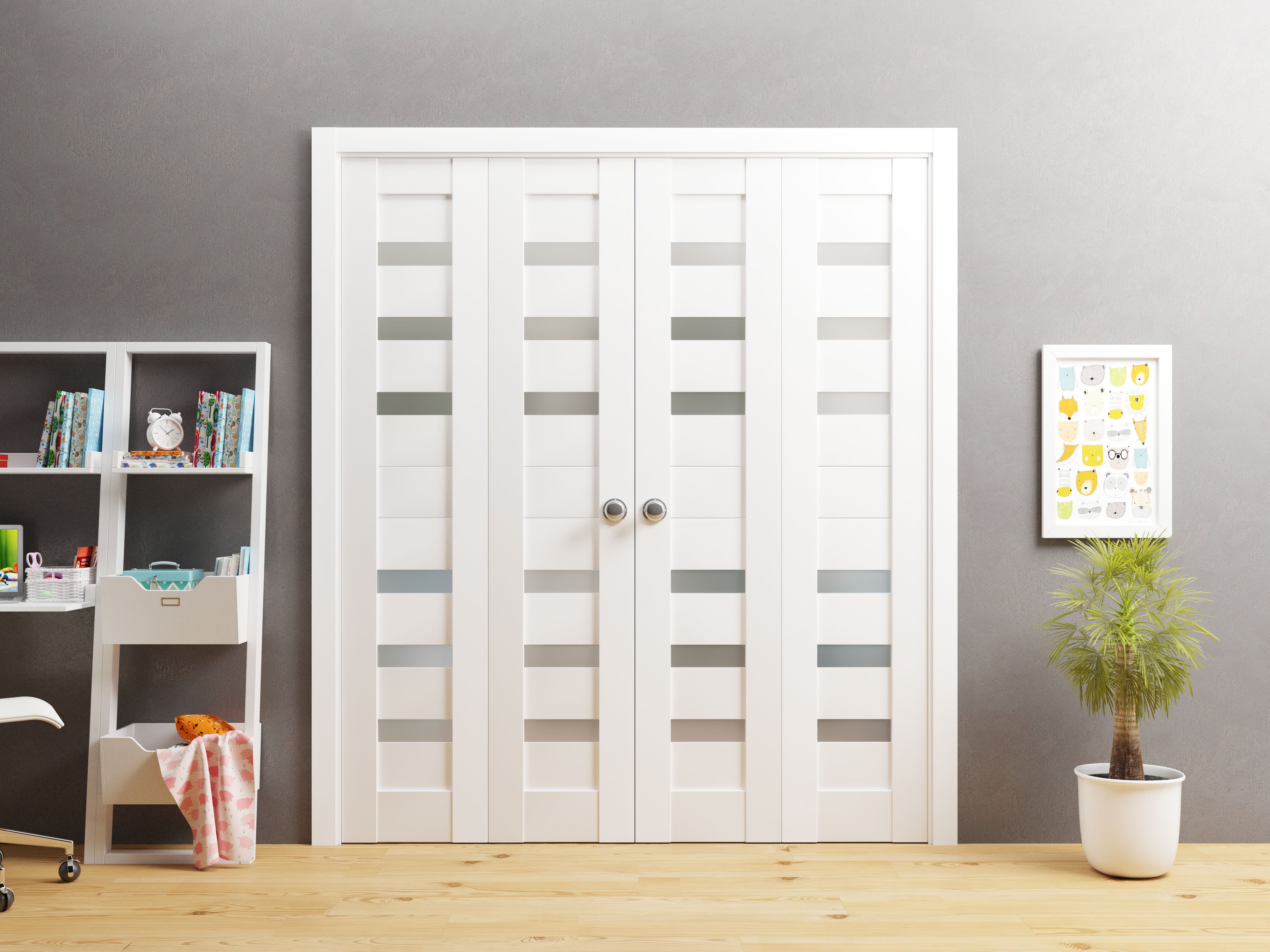 Quadro 4266 Double Bi-Fold door view 2