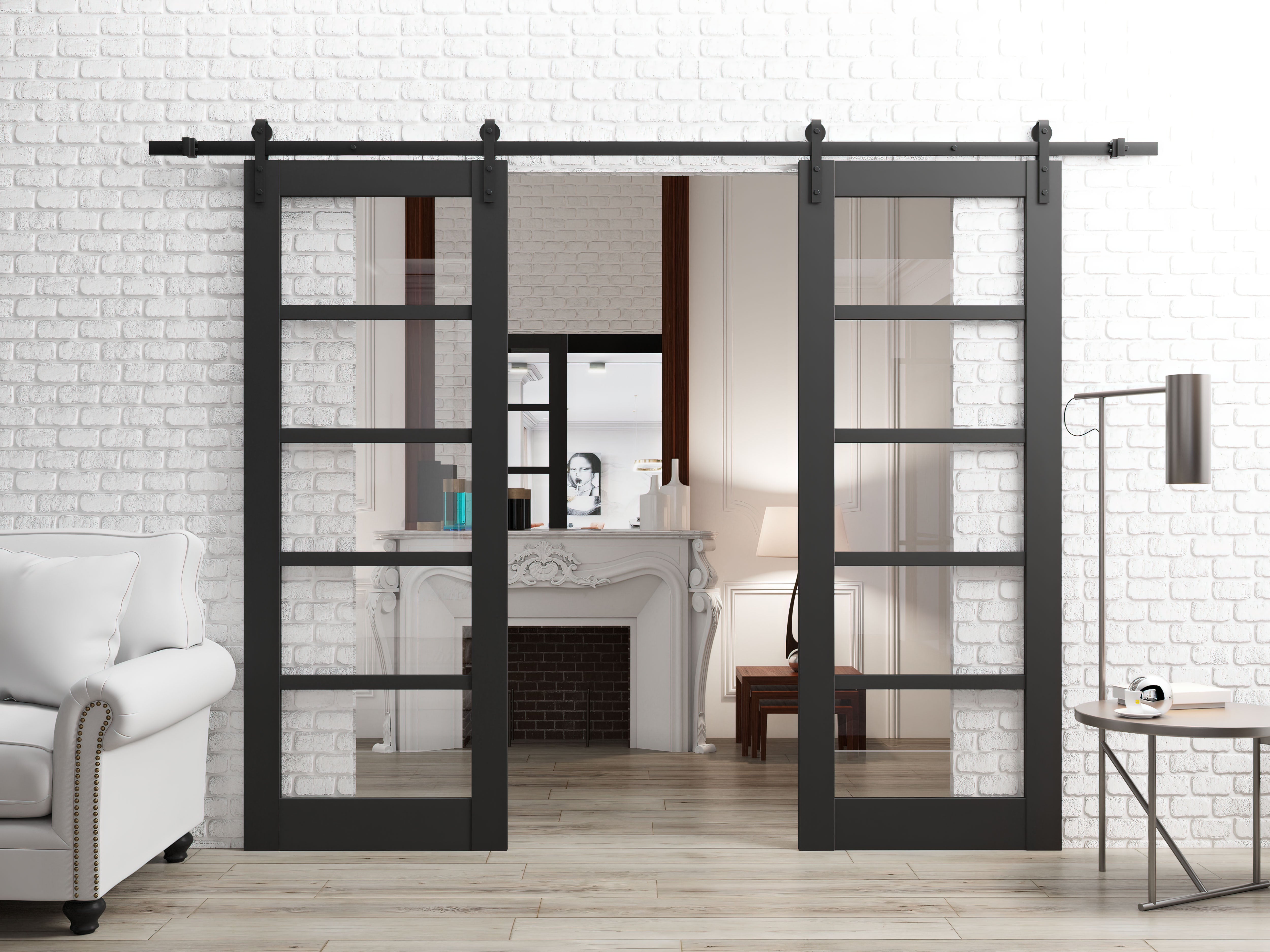 Quadro 4522 Double Barn door view 2