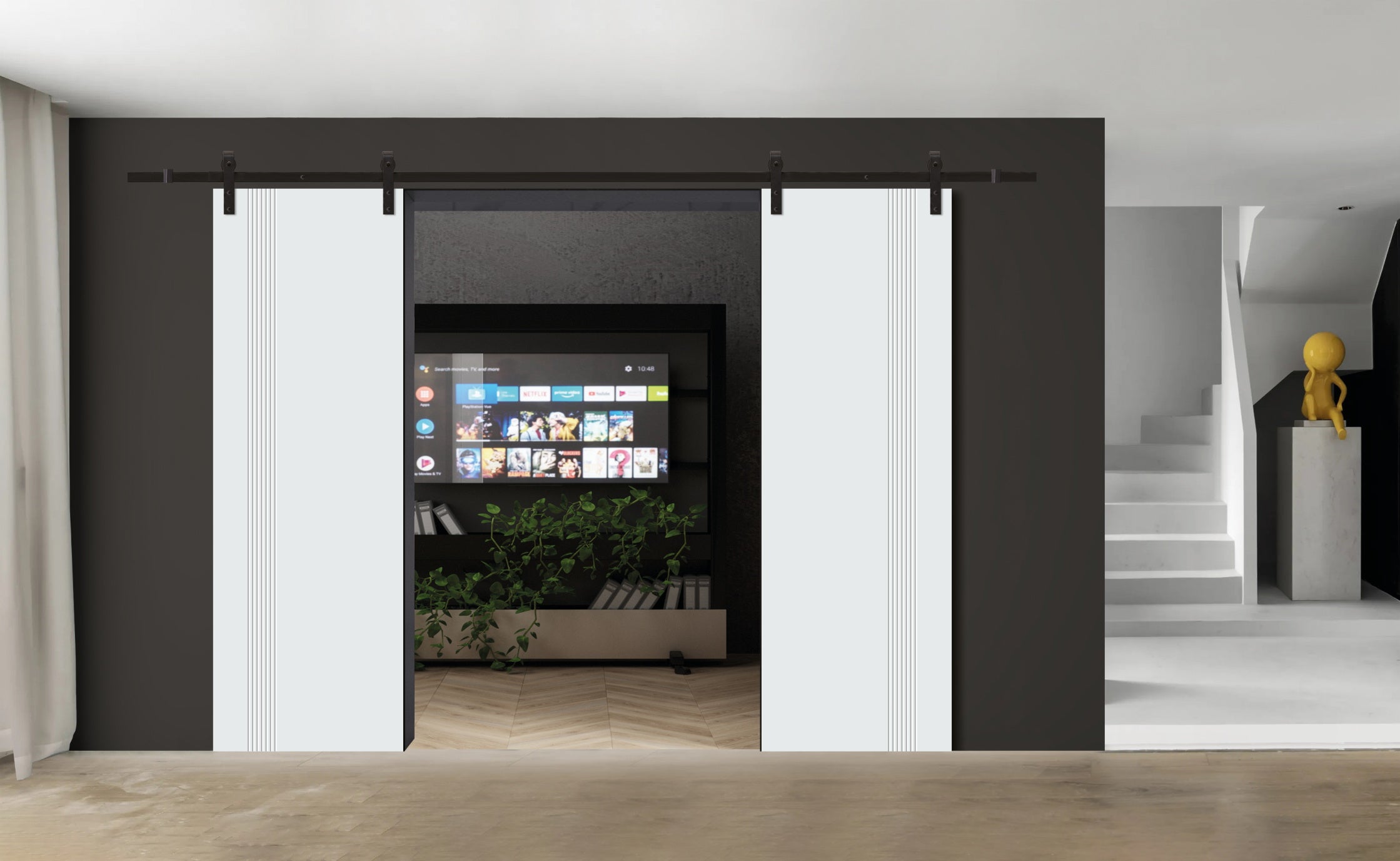 Basic 0111 Double Barn door view 6