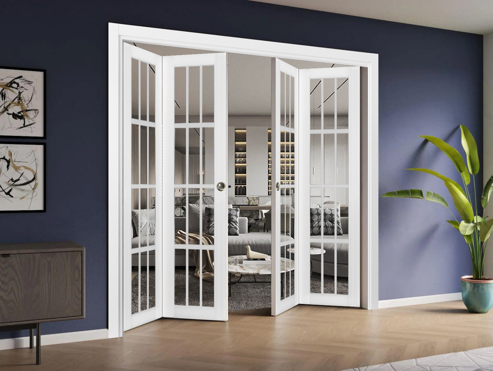 Felicia 3355 Double Bi-Fold door view 6