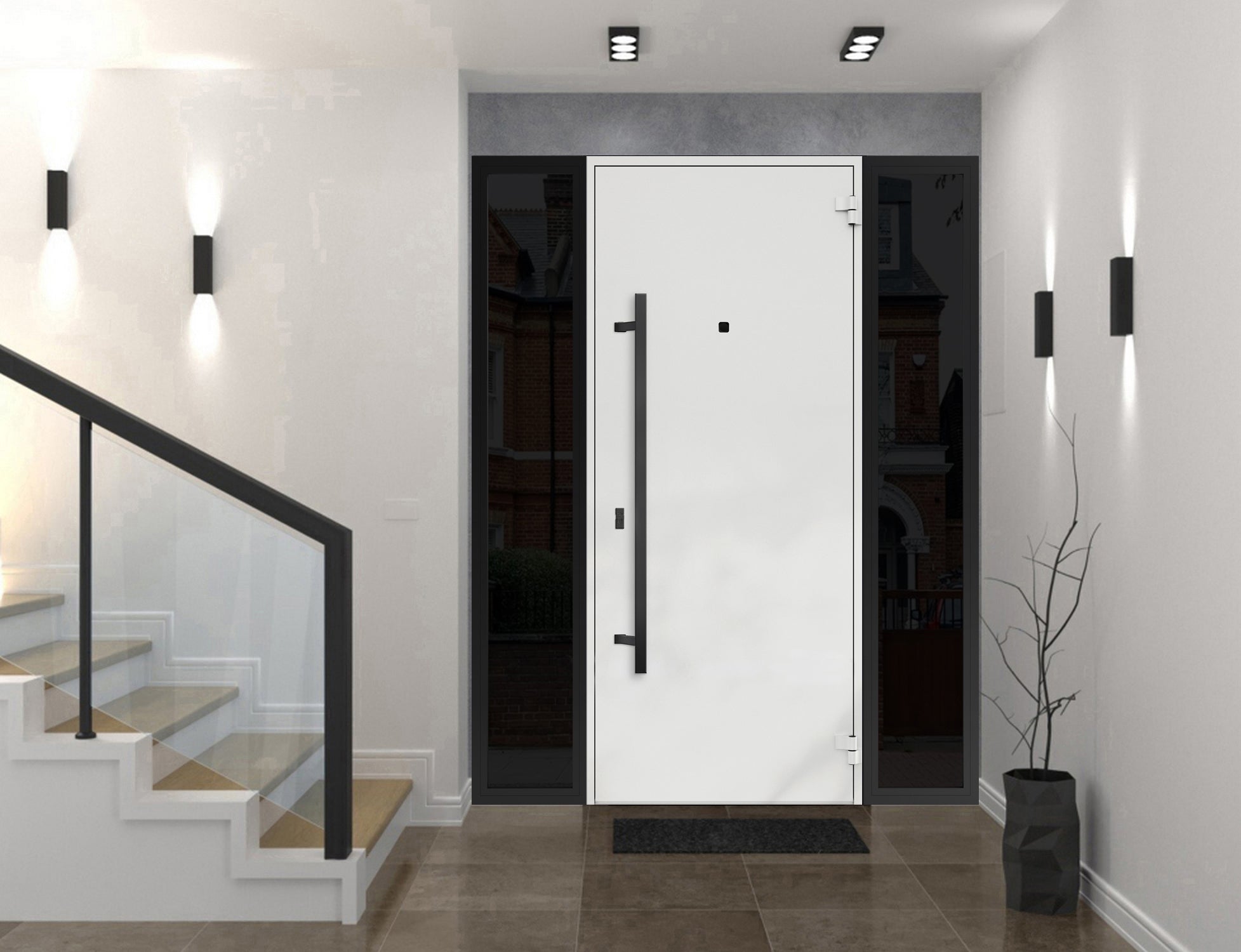 Deux 6678 Exterior Aluminum door view 4