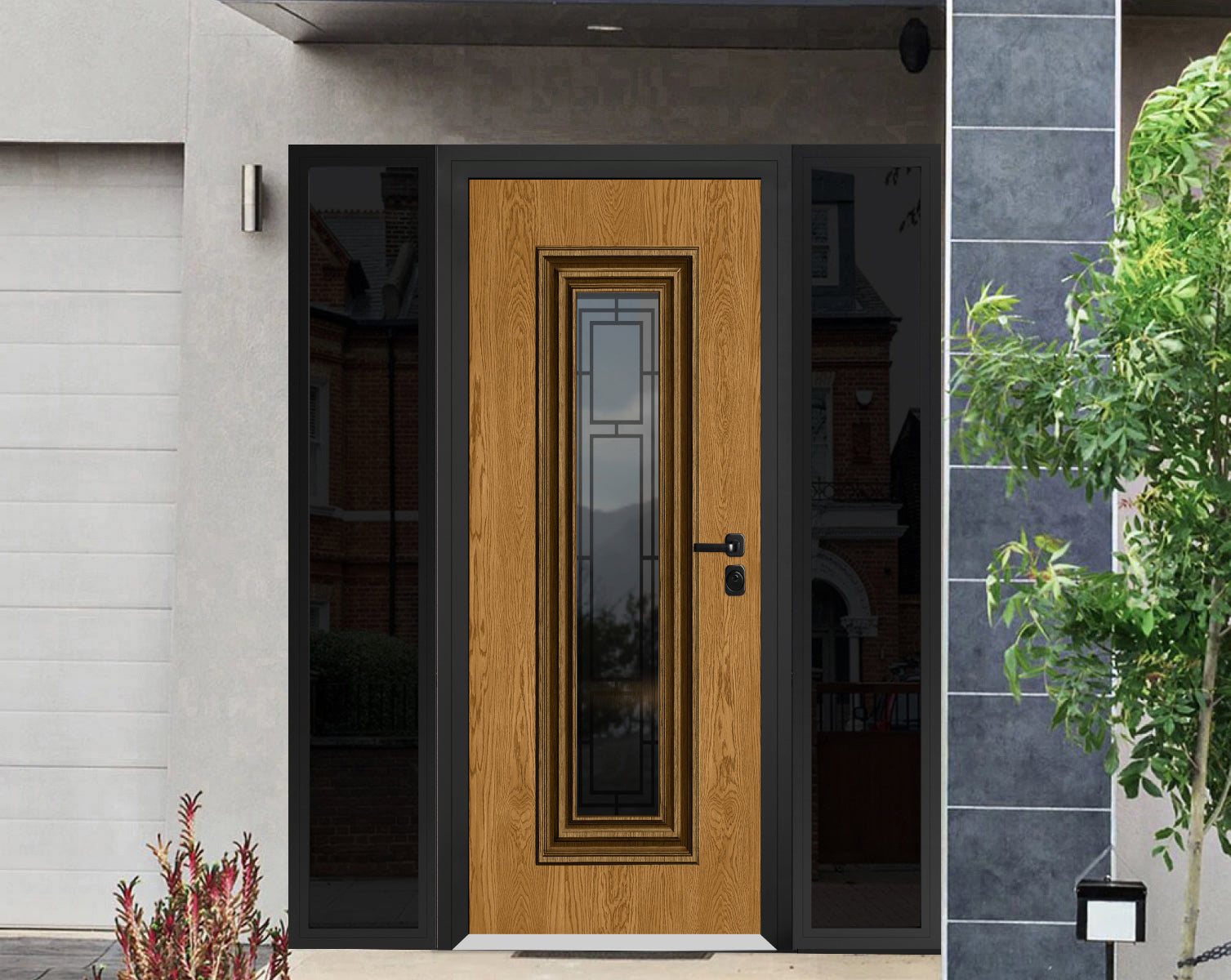 Model 6644 Exterior Aluminum door view 2