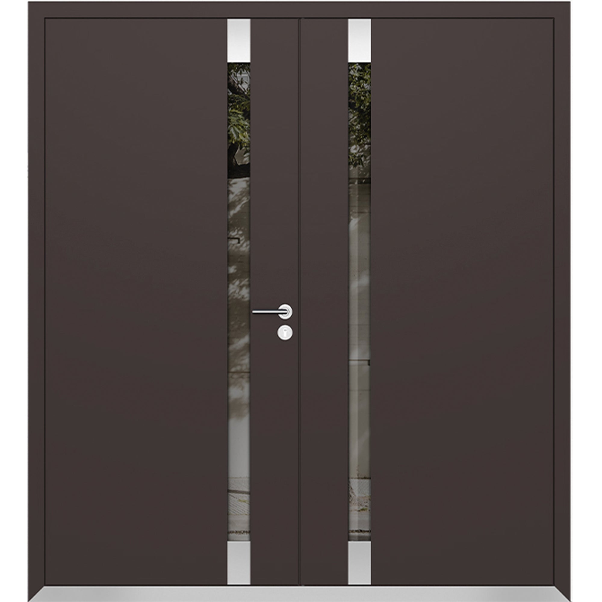 Cynex 6777 Exterior Aluminum Double door view 5