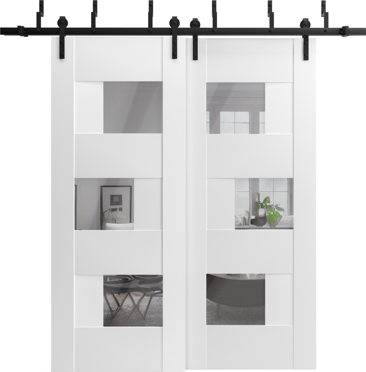 Sete 6999 Double Barn — Bypass door view 2