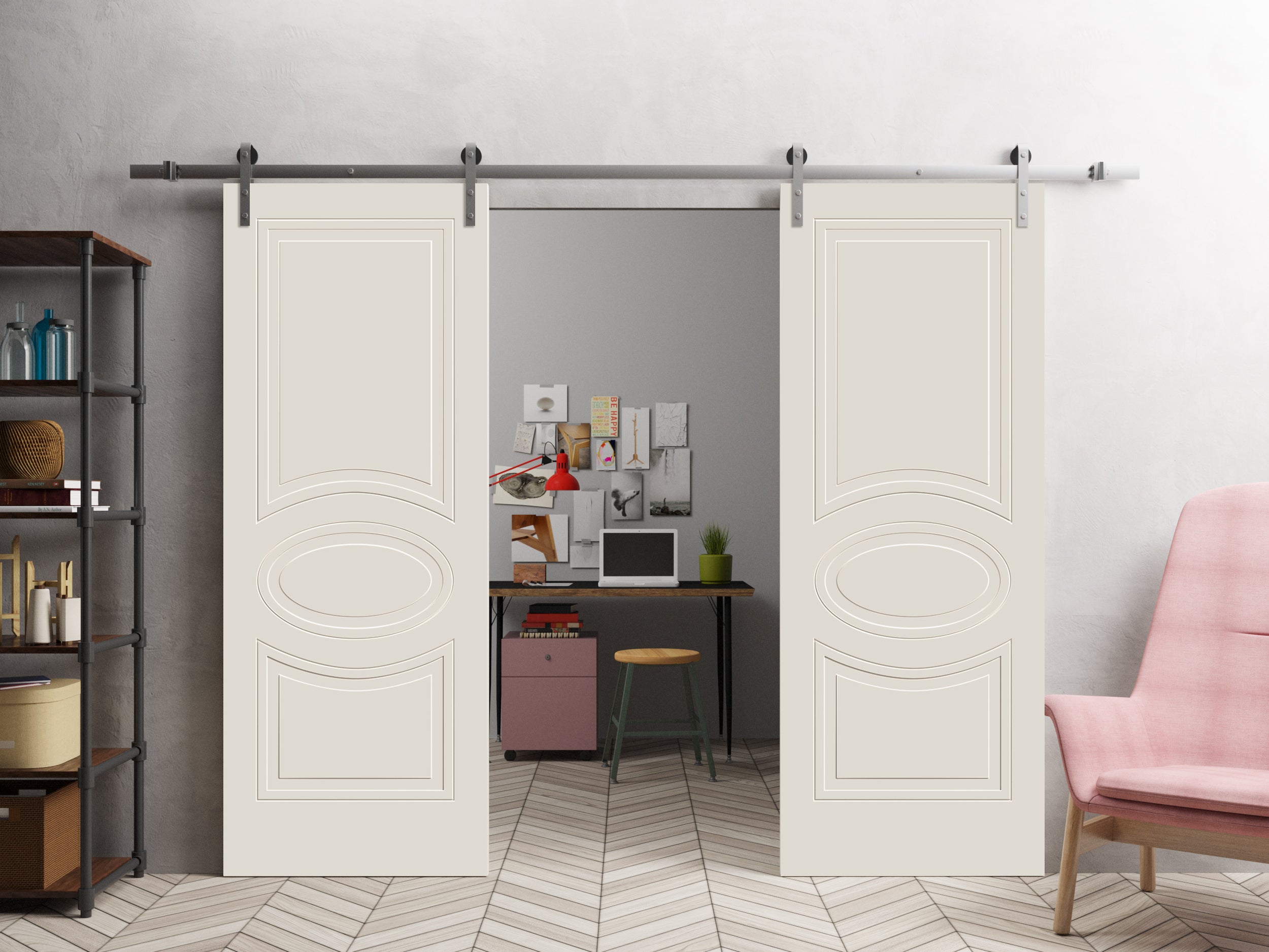 Mela 7001 Interior Slab door view 2